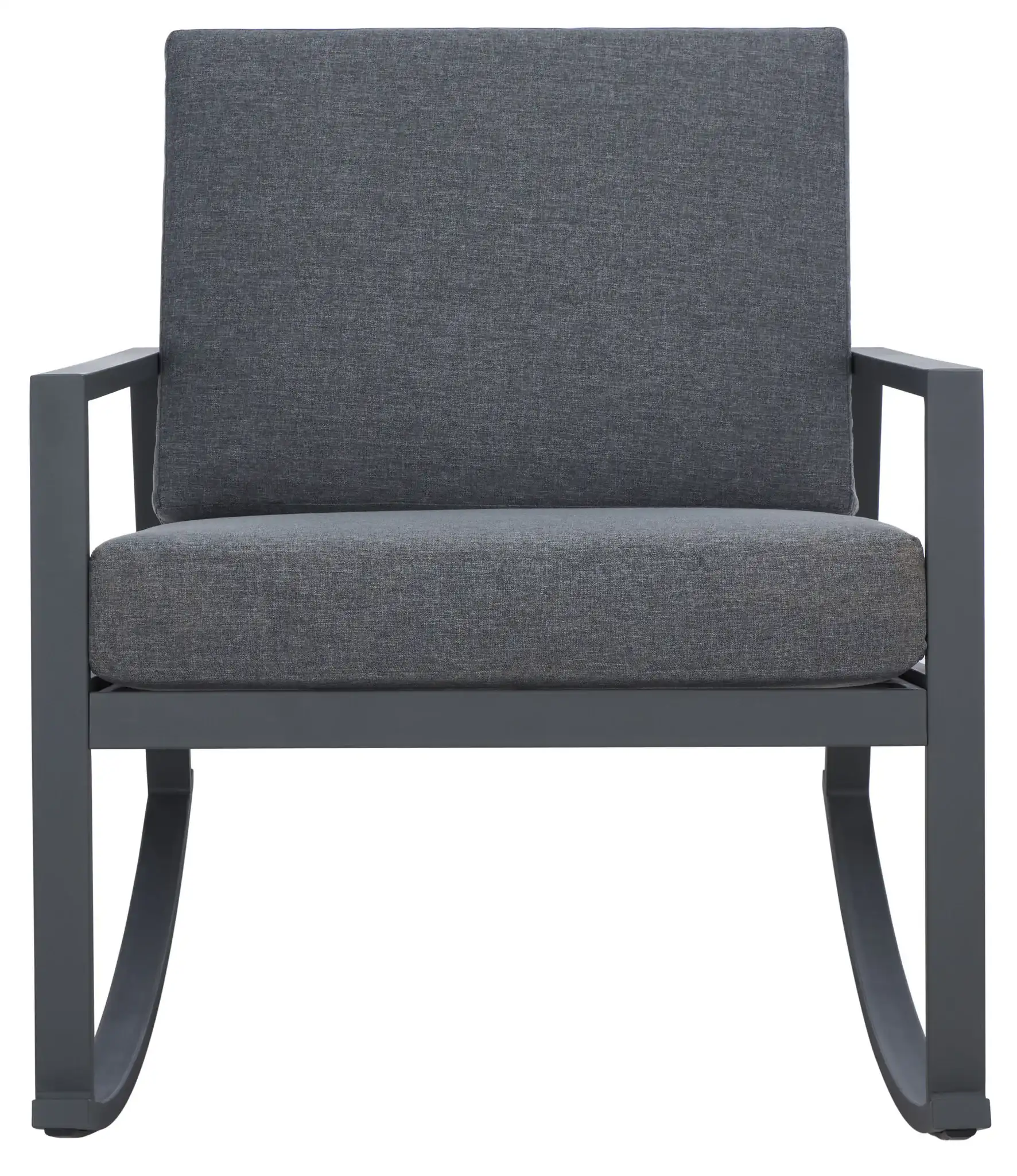 Cantor Rocking Chair in Gray, detail view