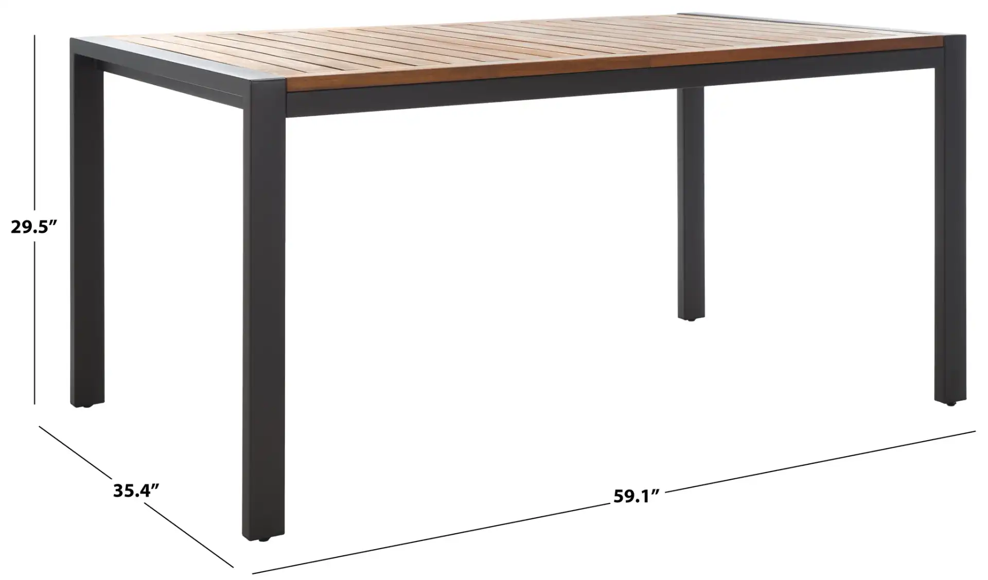 Guthrie Dining Table in Natural, detail view