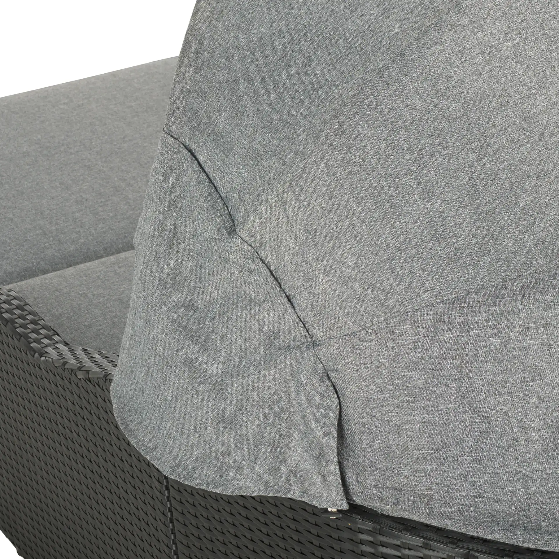 Baloo Daybed in Black / Gray in a styled room