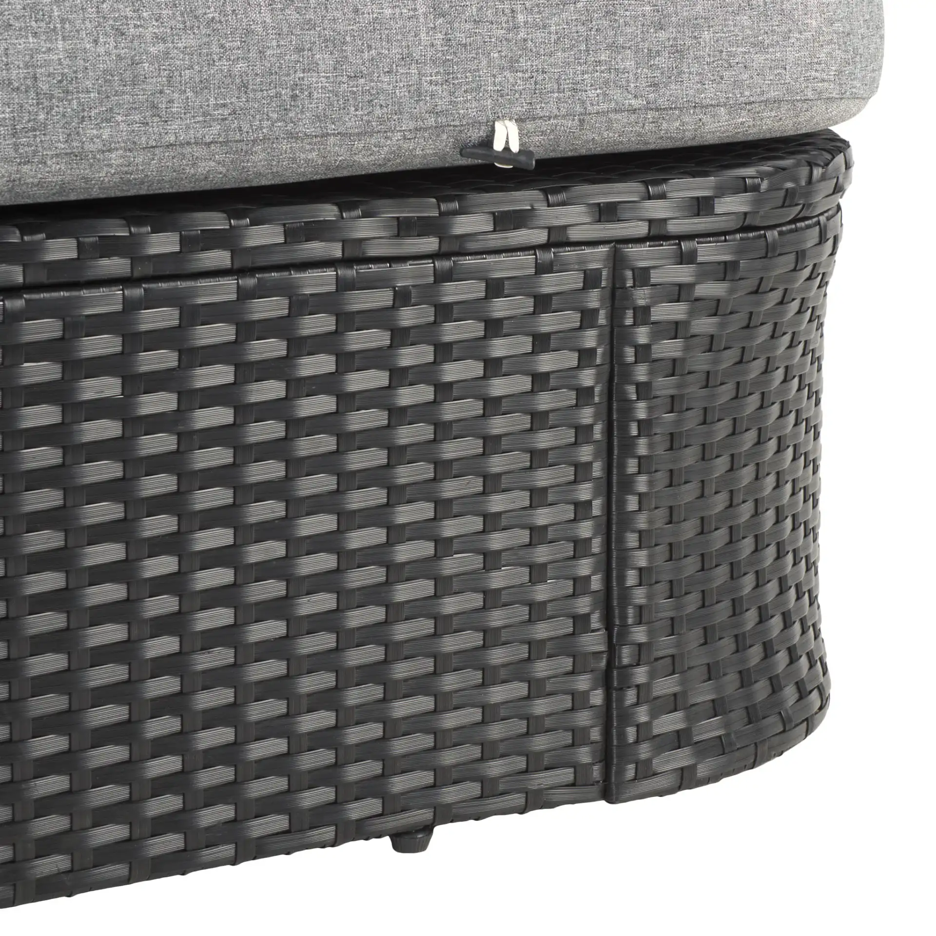 Baloo Daybed in Black / Gray in a styled room