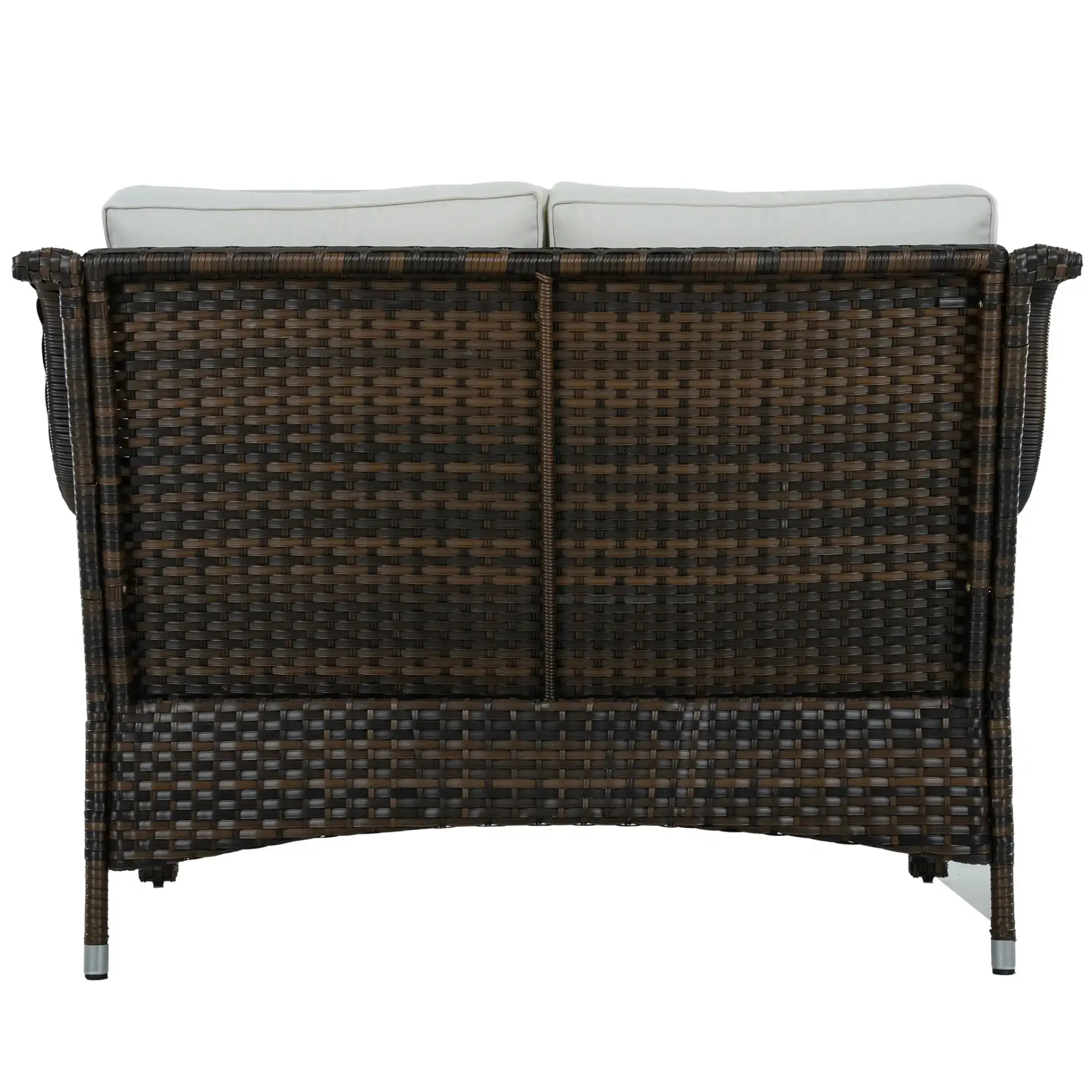 Allen Loveseat in Brown / Beige, detail view