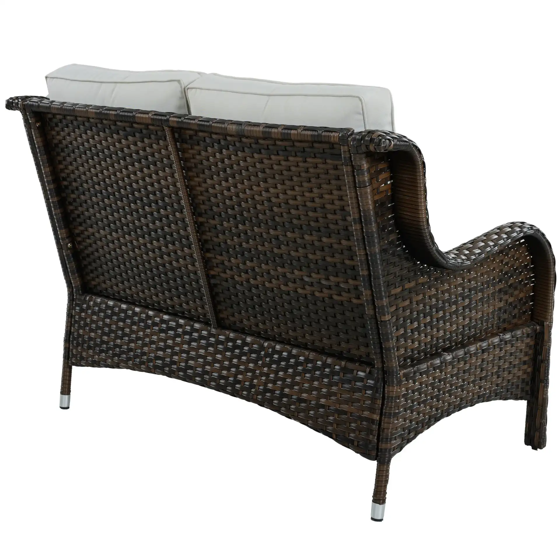 Allen Loveseat in Brown / Beige, detail view