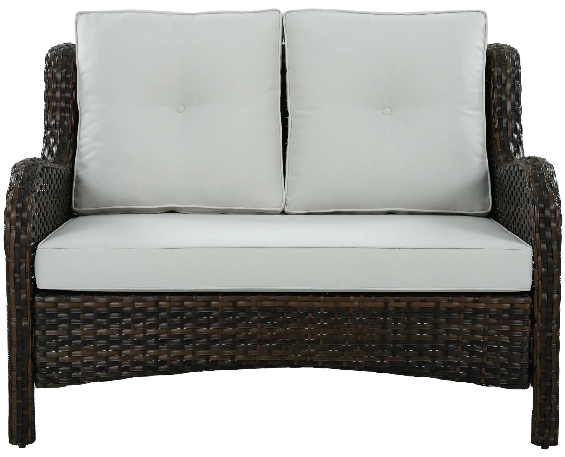 Allen Loveseat in Brown / Beige