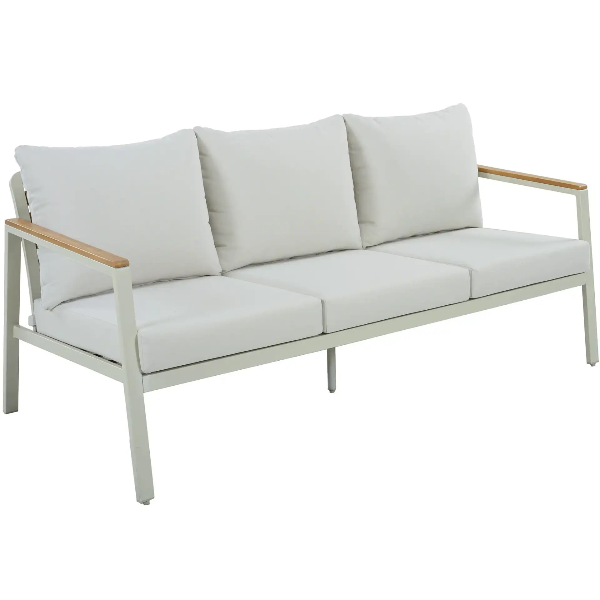Curtis 3 Seat Sofa in Cream / Beige, detail view
