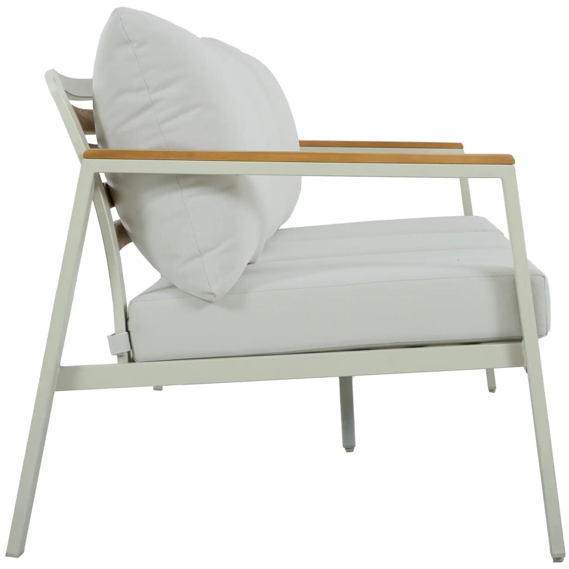Curtis 3 Seat Sofa in Cream / Beige, detail view