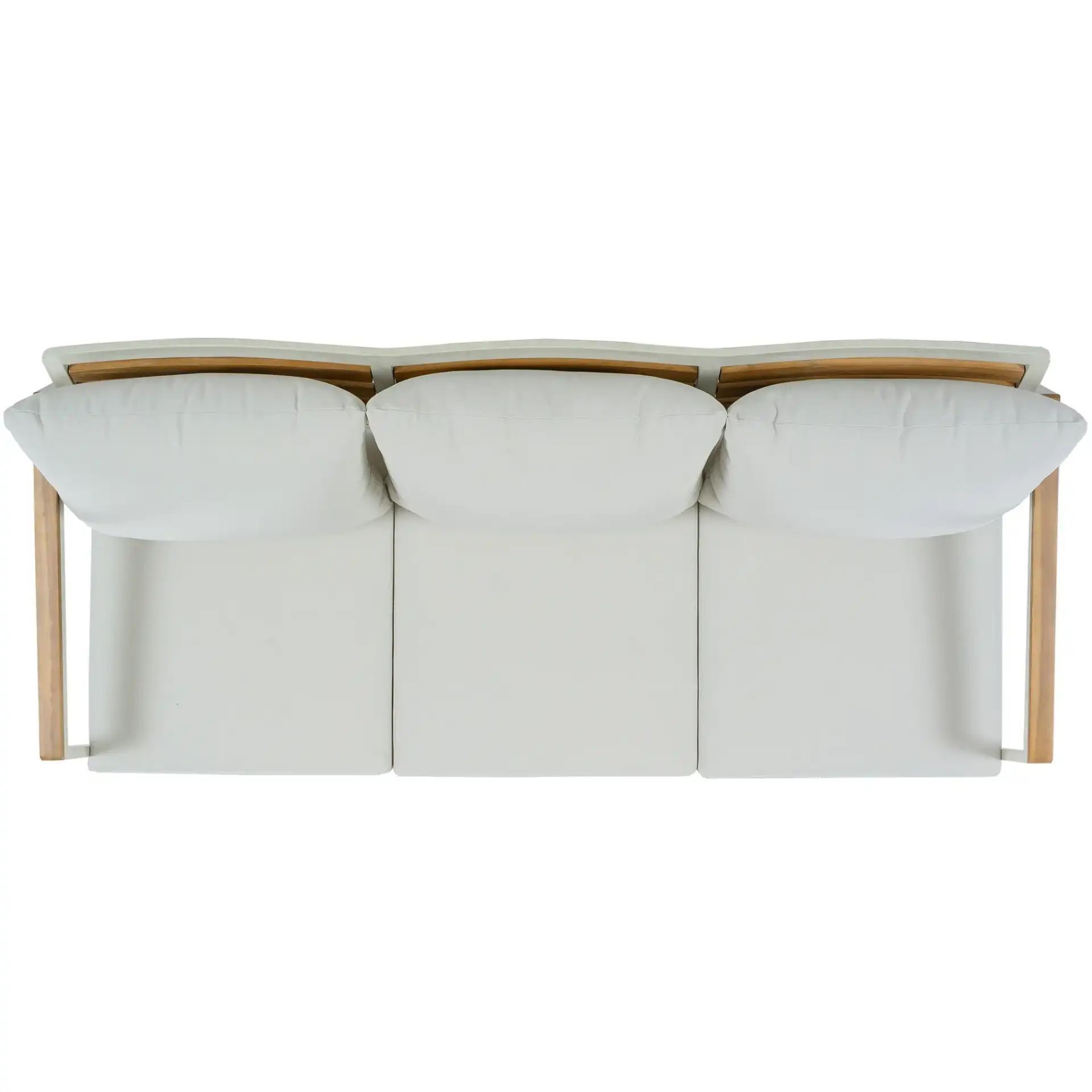 Curtis 3 Seat Sofa in Cream / Beige, detail view