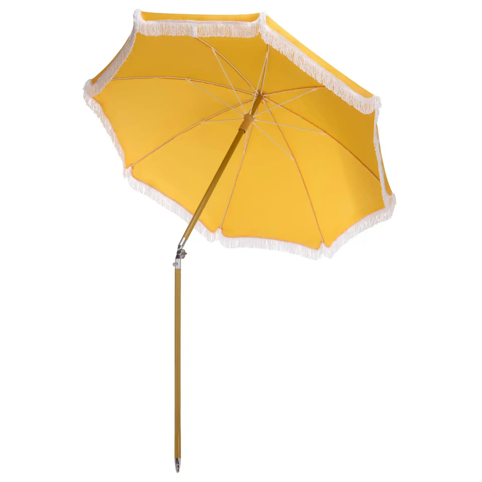 Valencia 6.5-Foot Beach Umbrella in Yellow, detail view