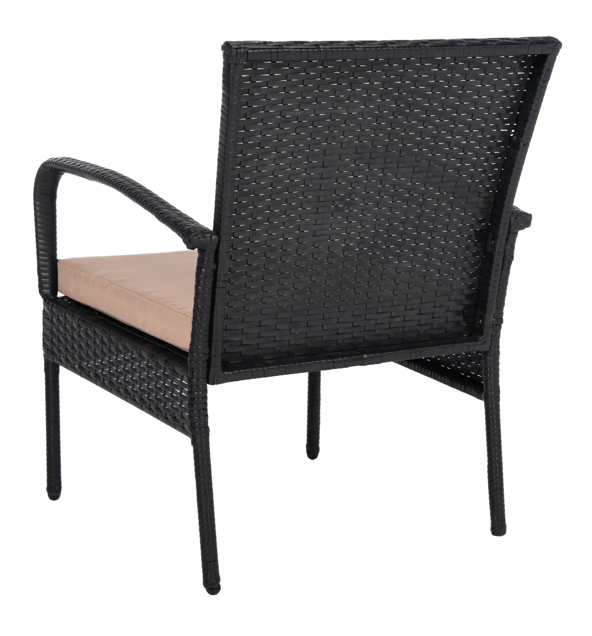 Moore Three-Piece Lounge Set in Black / Beige, detail view