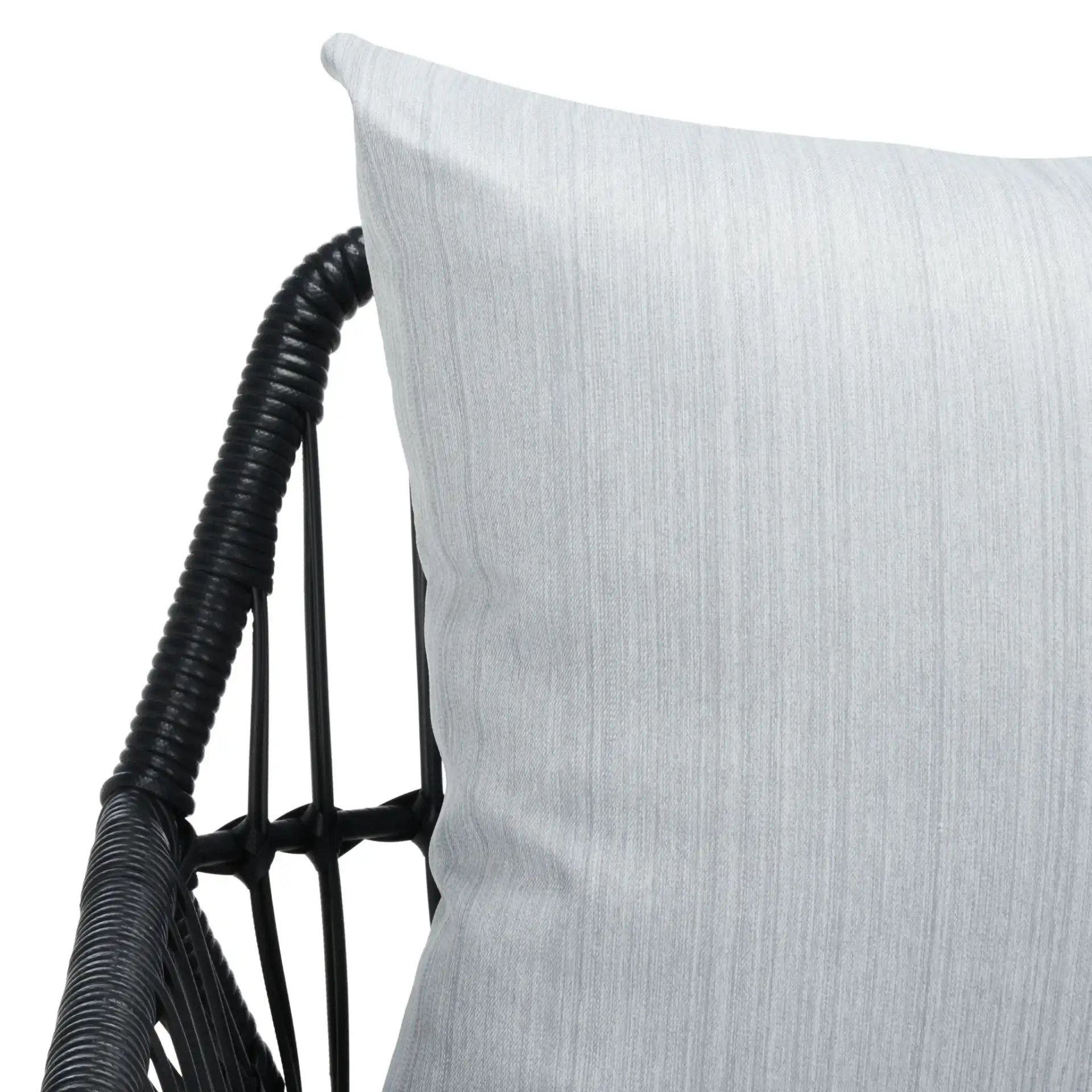 Londyn Three-Piece Lounge Set in Black / Gray in a styled room