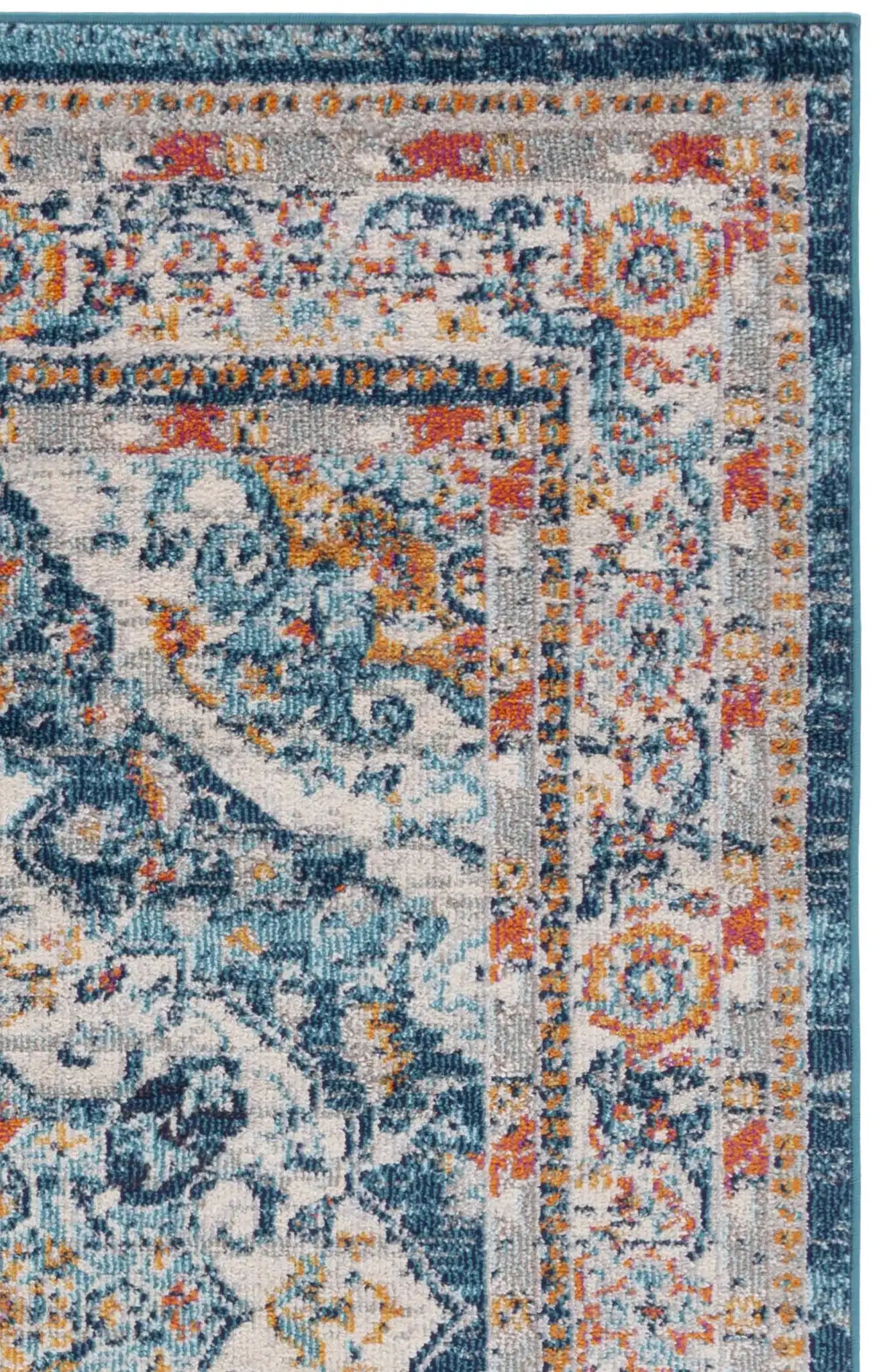 Ivory / Blue