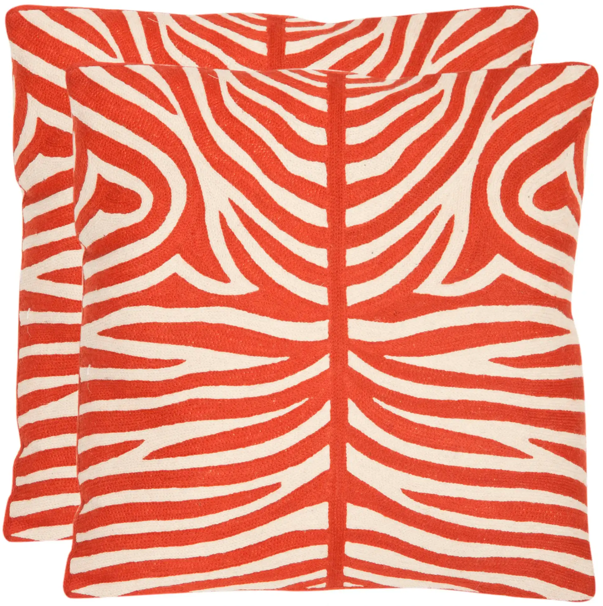 Sierra (Set of 2) in Orange Sunburst, detail view
