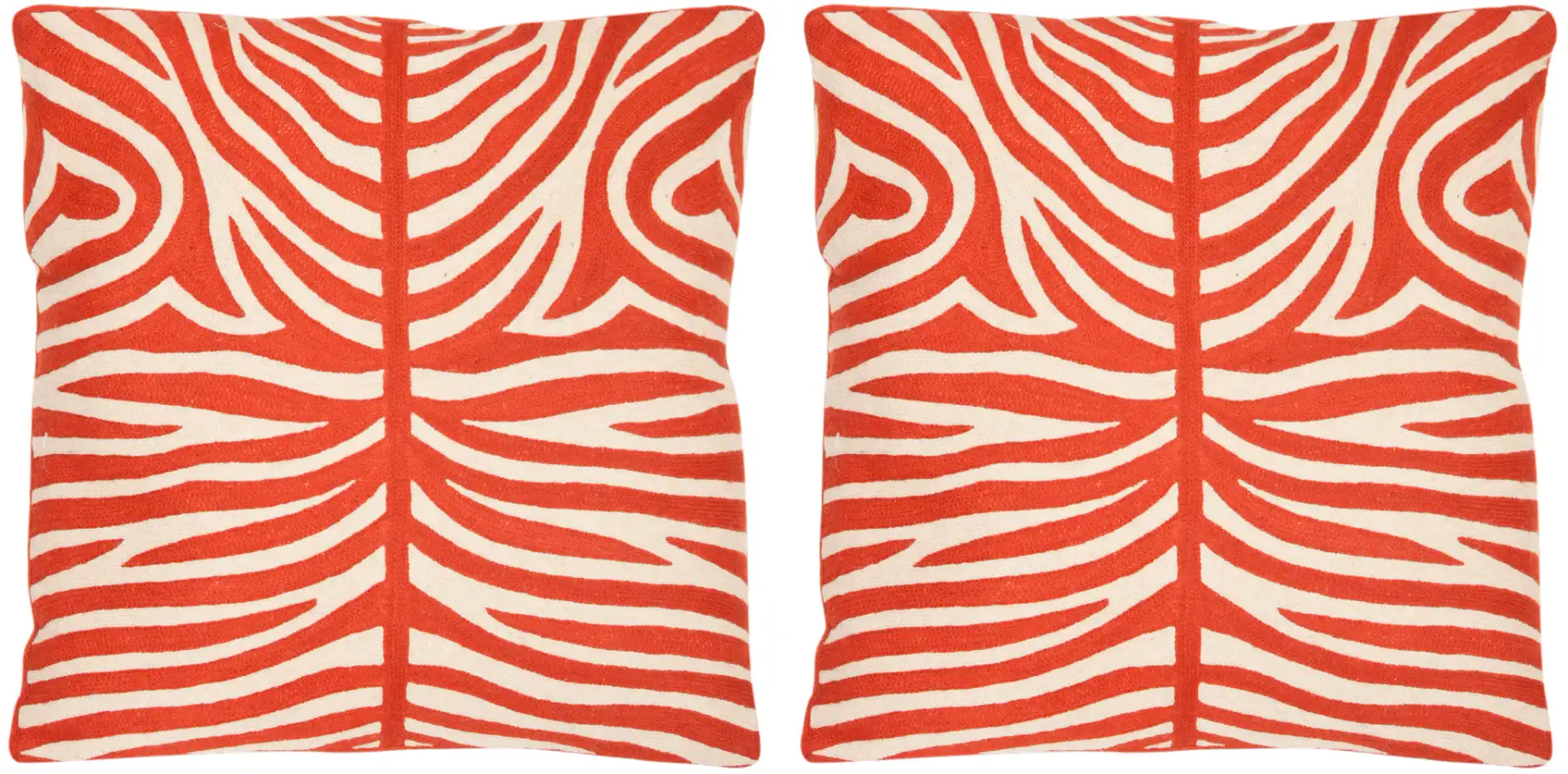 Sierra (Set of 2) in Orange Sunburst, detail view