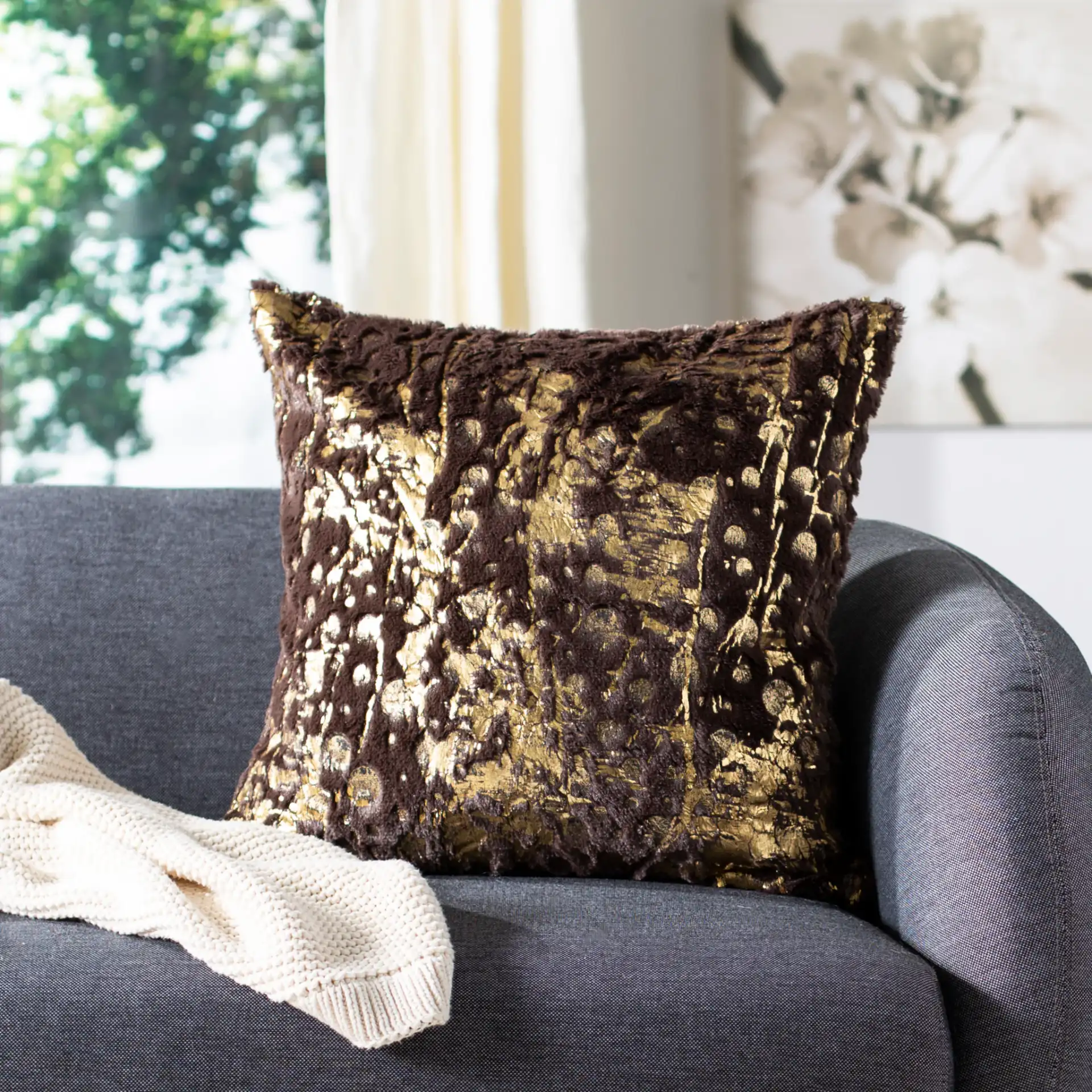 Nars Pillow (Set Of 2) in White in a styled room