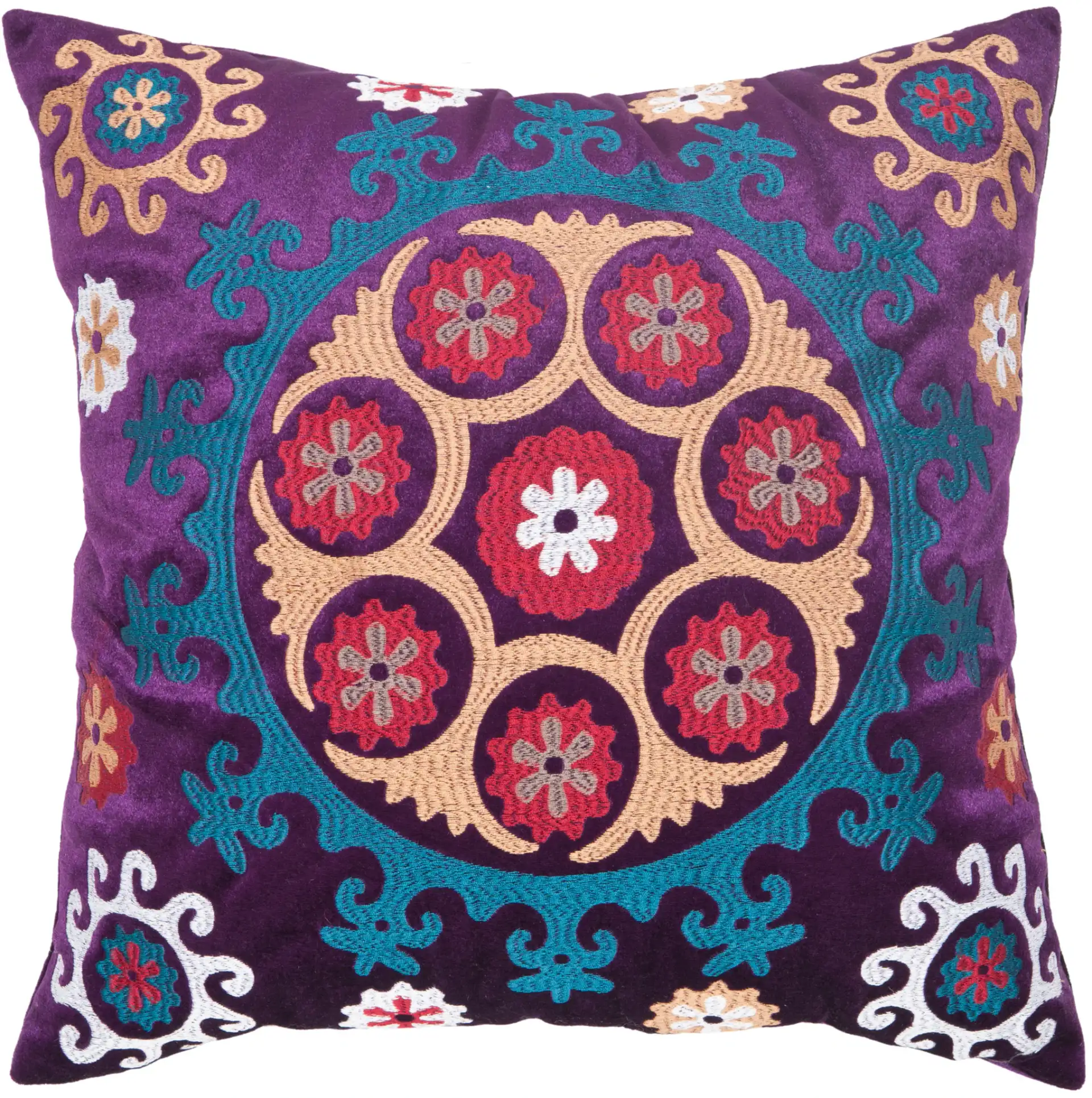 Vanessa Pillow (Set of 2) in Gold / Purple