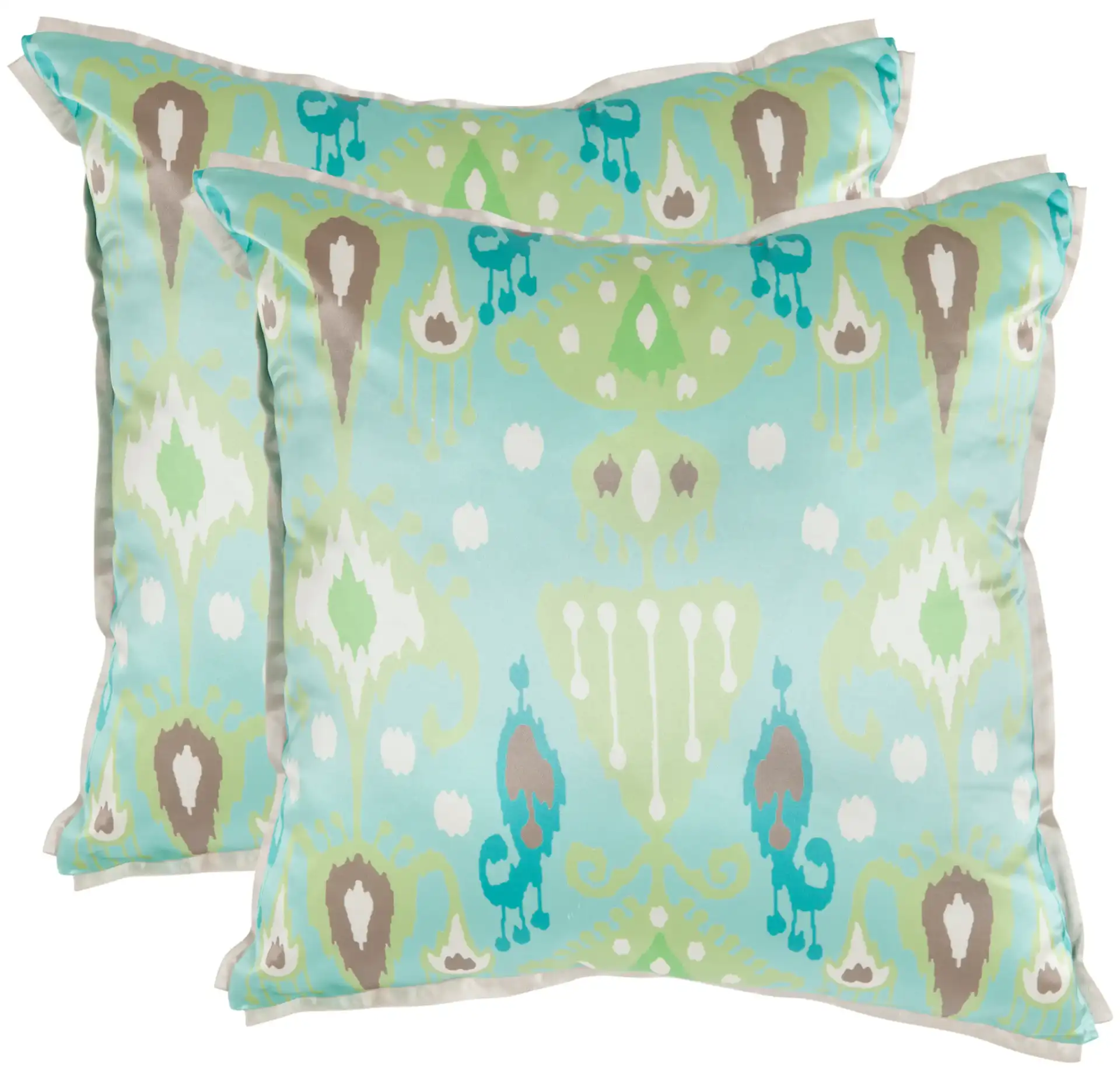 Stella Pillow (Set Of 2) in Blue / Green, detail view