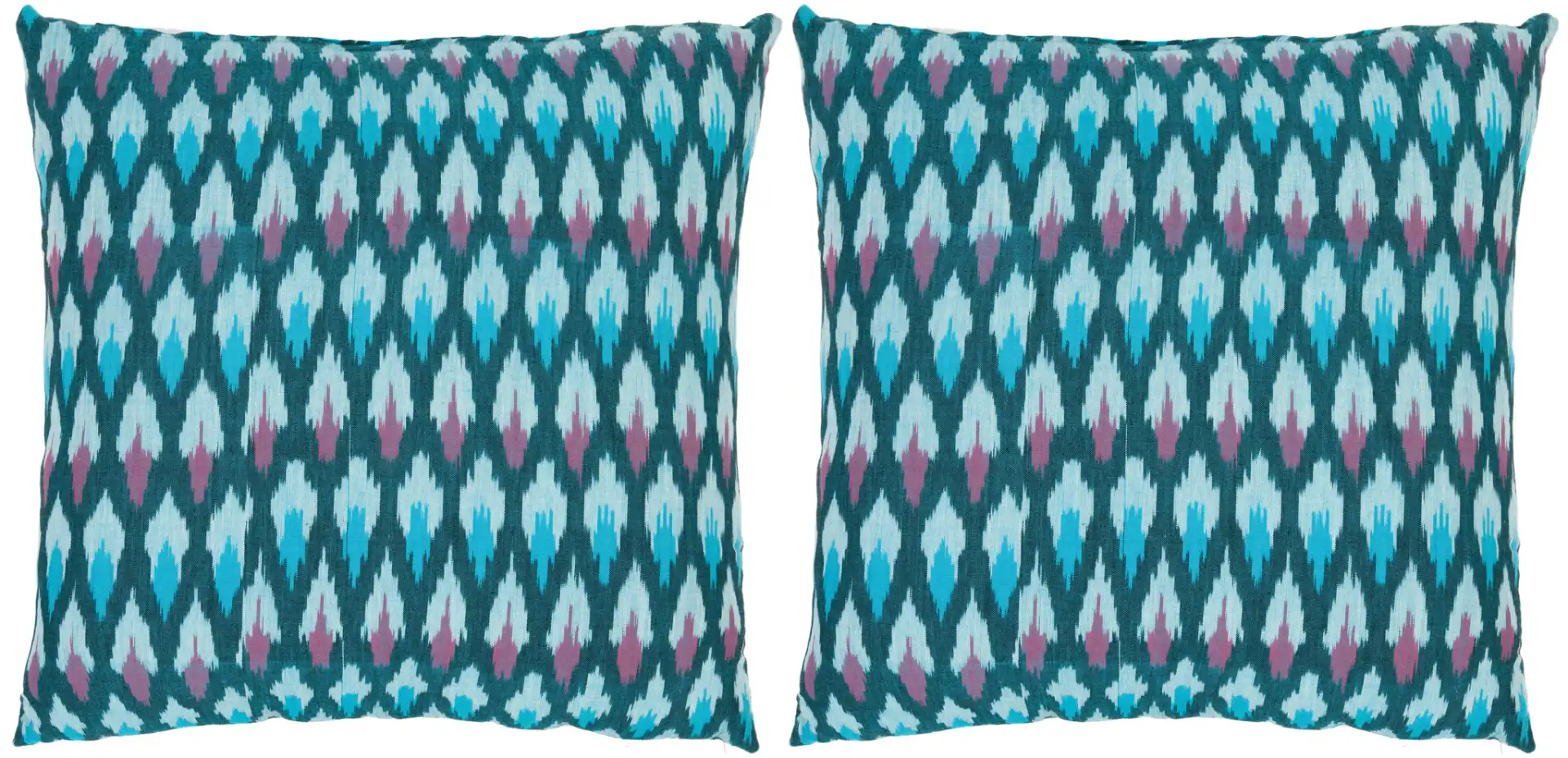 Luca Pillow (Set Of 2) in Blue, detail view