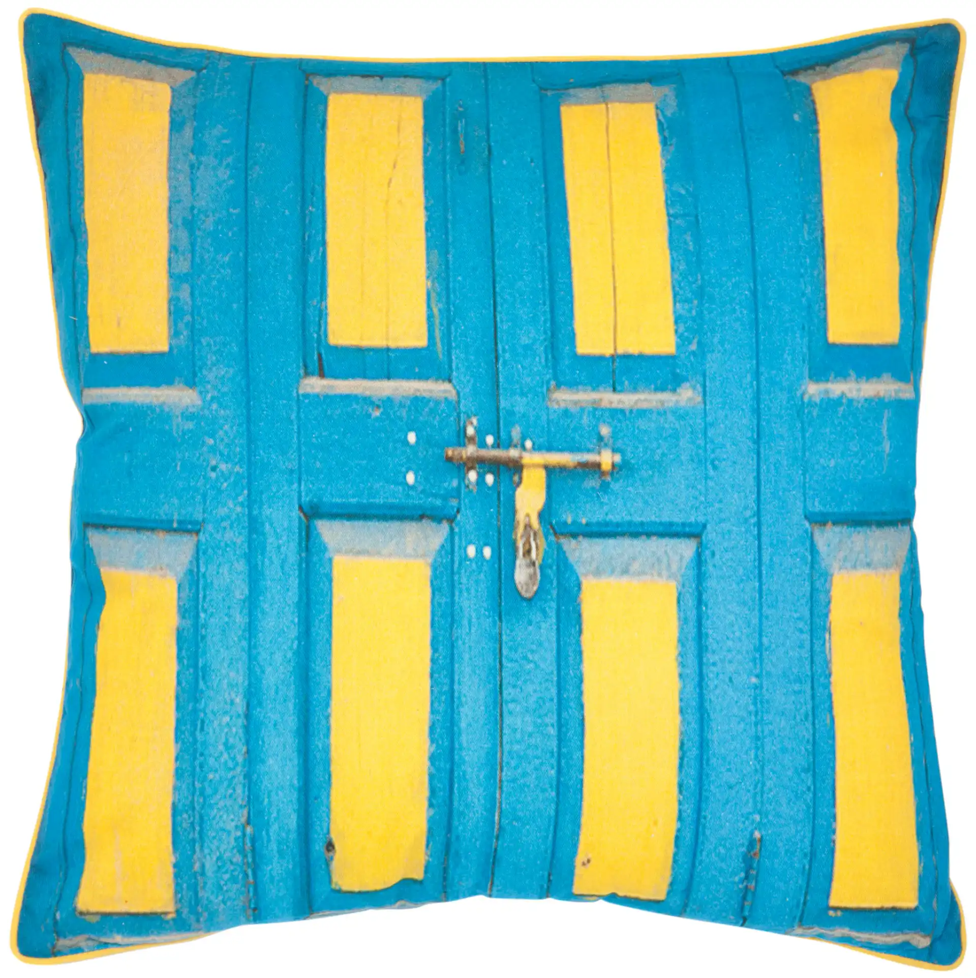 Nador Pillow (Set of 2) in Aqua / Yellow