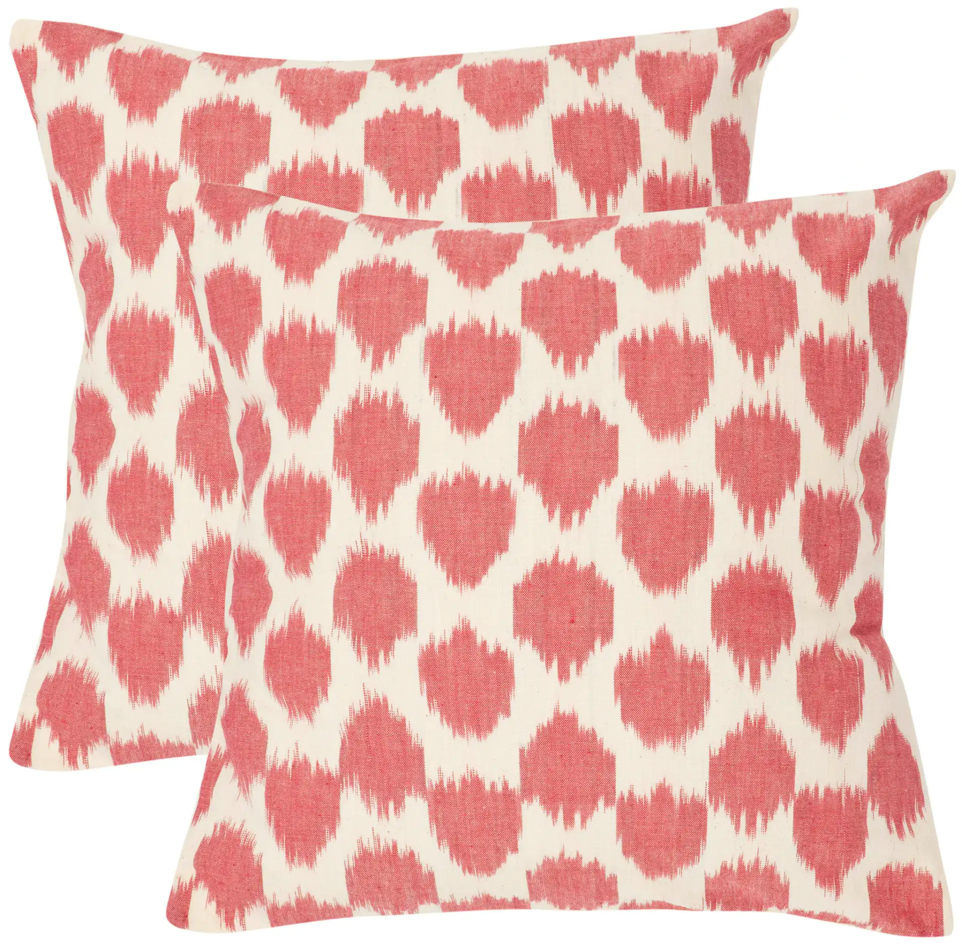 Rose Polka Dots (Set Of 2) in Rose, detail view