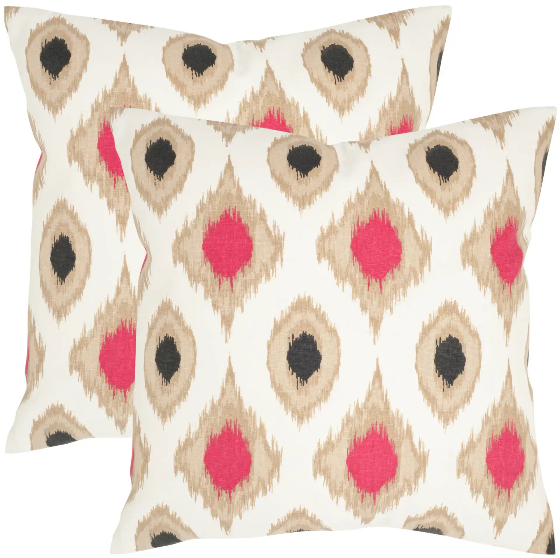 Miranda Pillow (Set Of 2) in Taupe, detail view