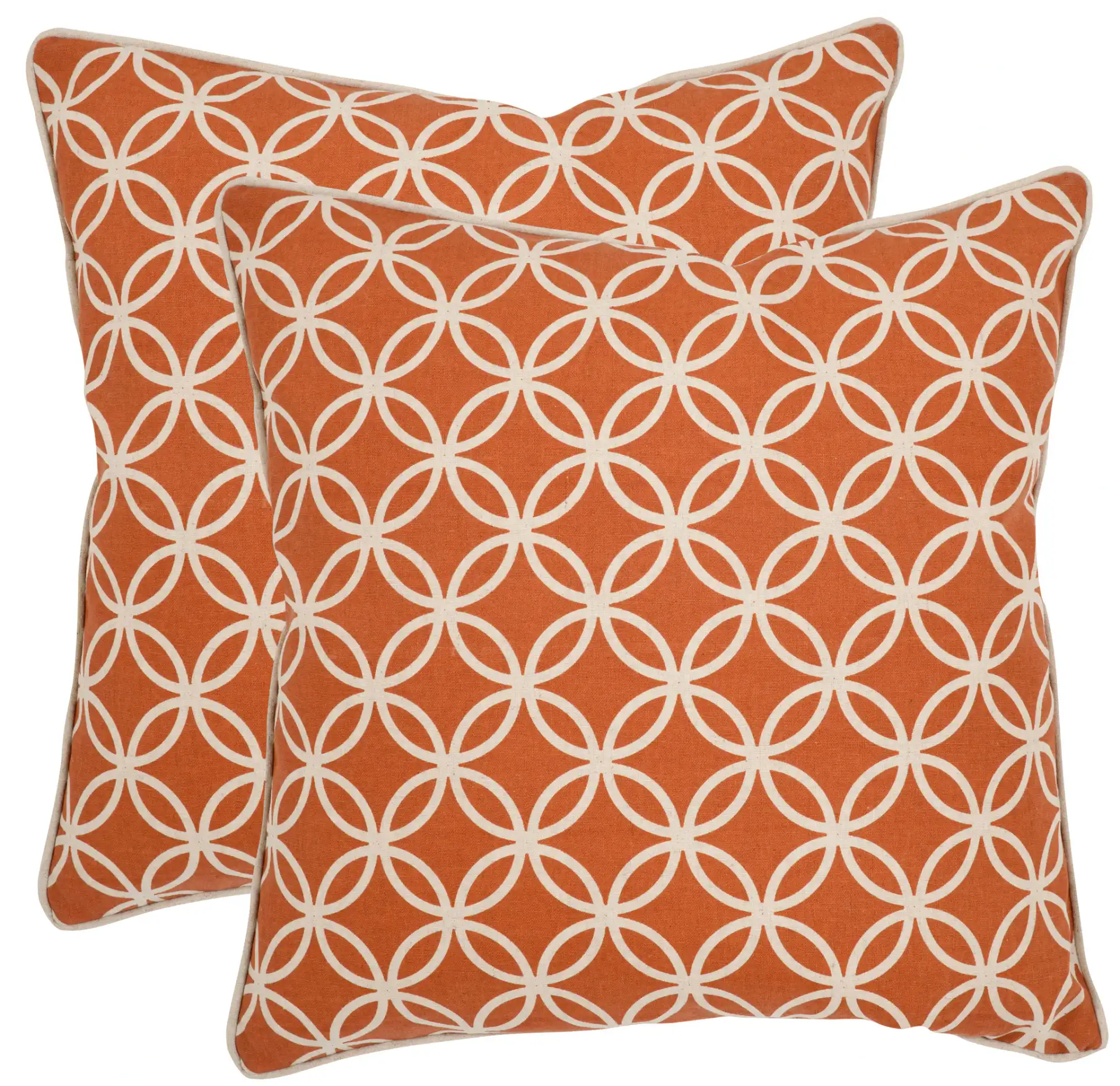 Alice Pillow (Set Of 2) in Brown, detail view