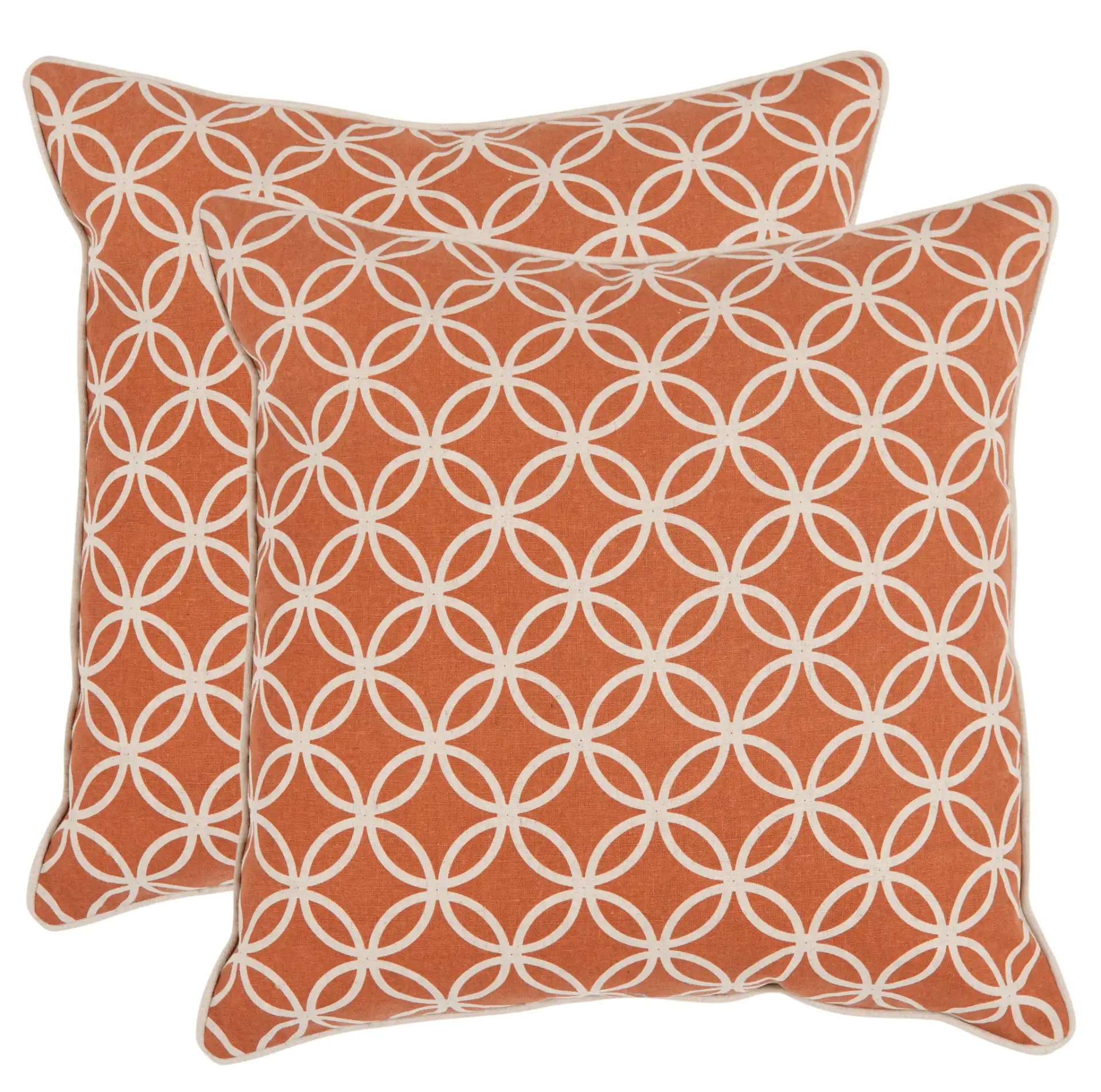 Alice Pillow (Set Of 2) in Brown, detail view
