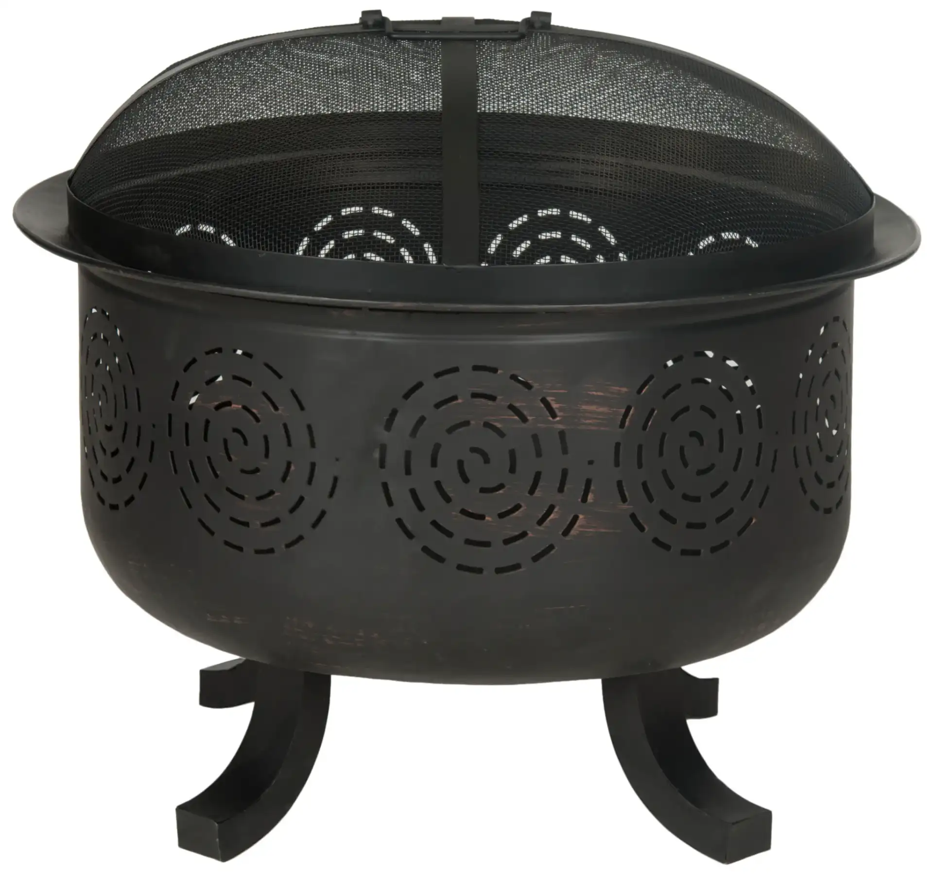 Negril Fire Pit in Copper / Black