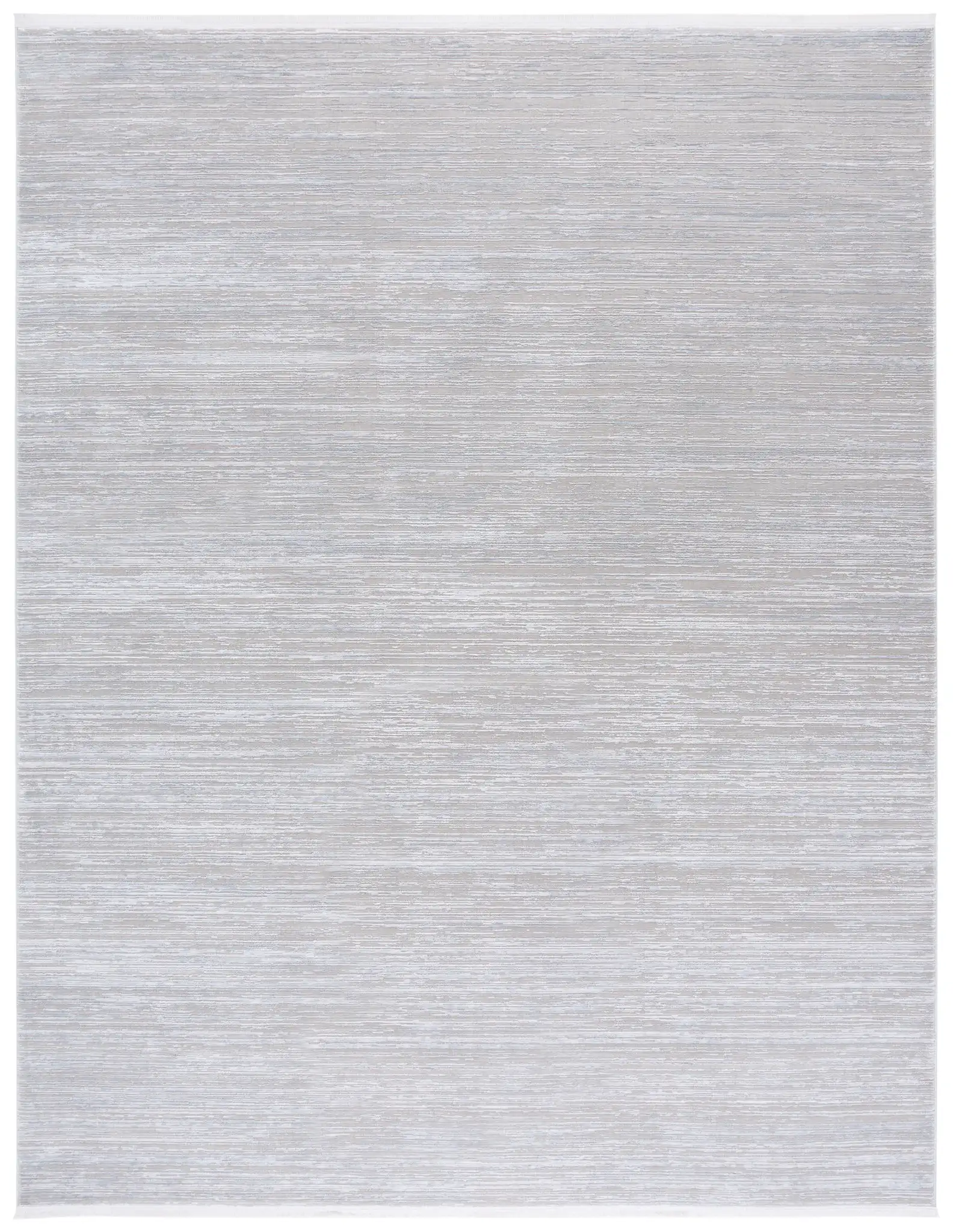 Platinum Linear Stripe Rug in Beige / Ivory