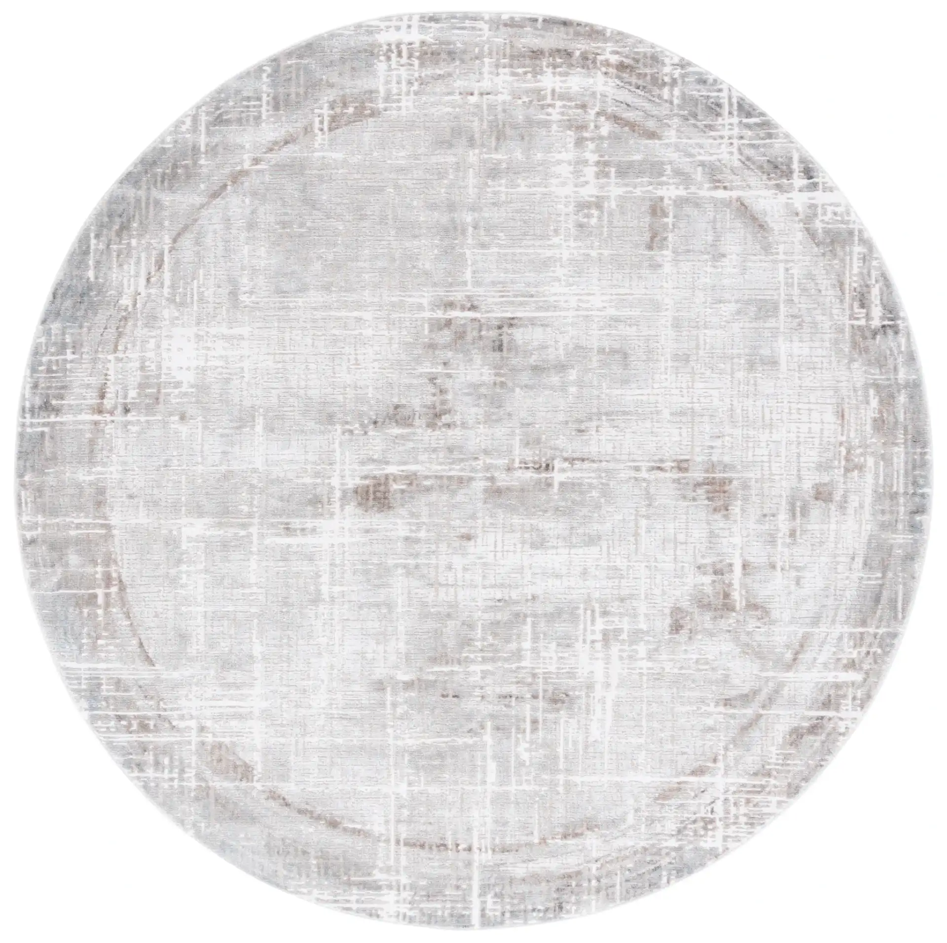 Platinum Crosshatch Rug in Gray / Dark Gray