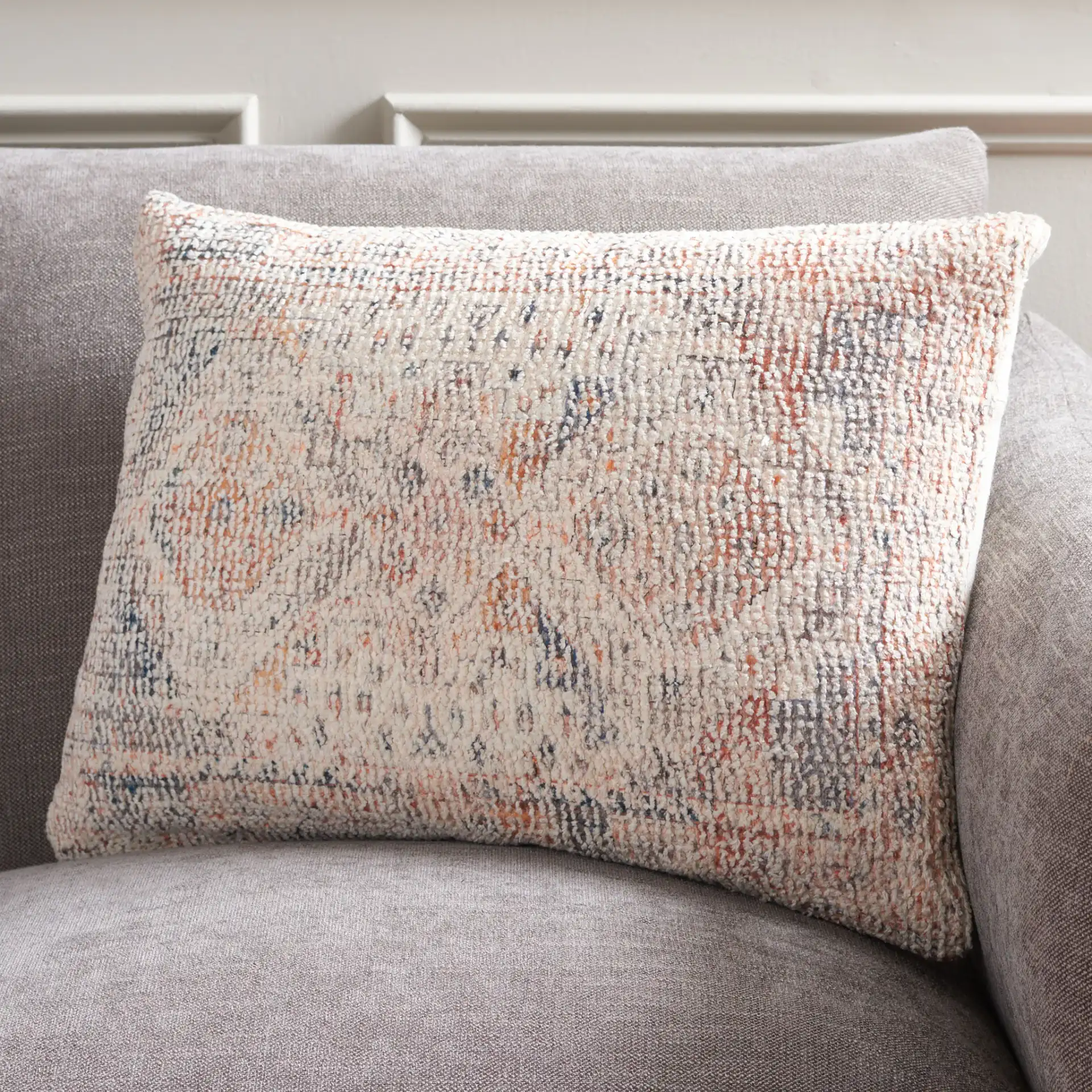 Noa Pillow in Blush in a styled room