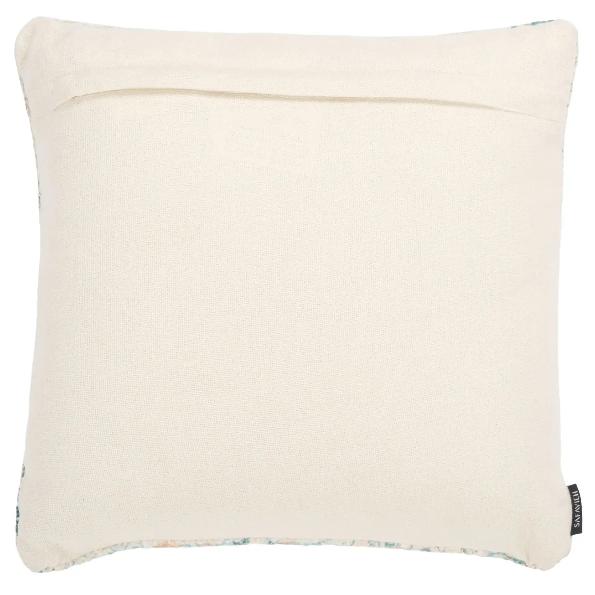 Cruz Pillow in Teal, detail view