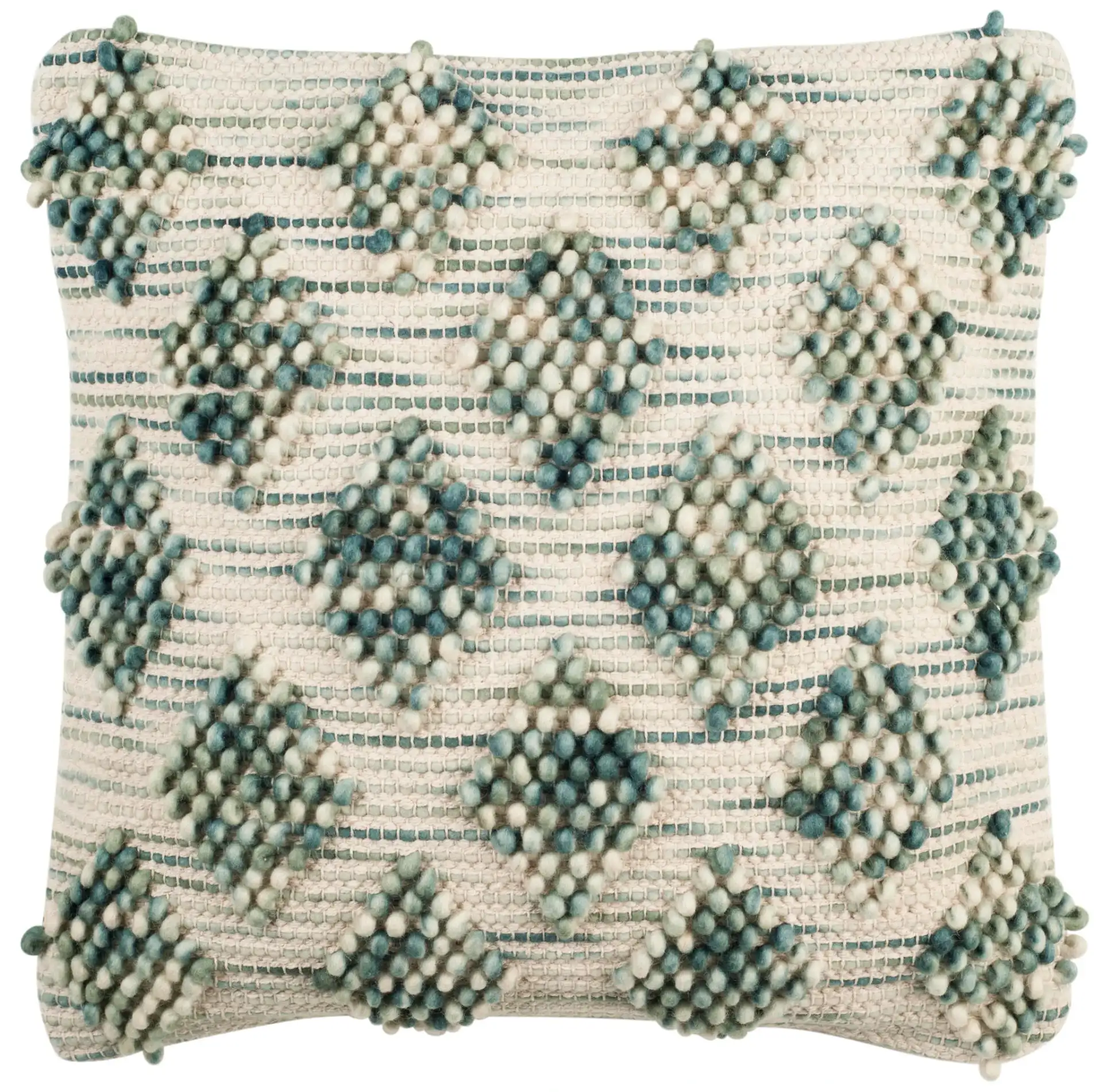Space Dye Pillow in Aqua / Multicolor
