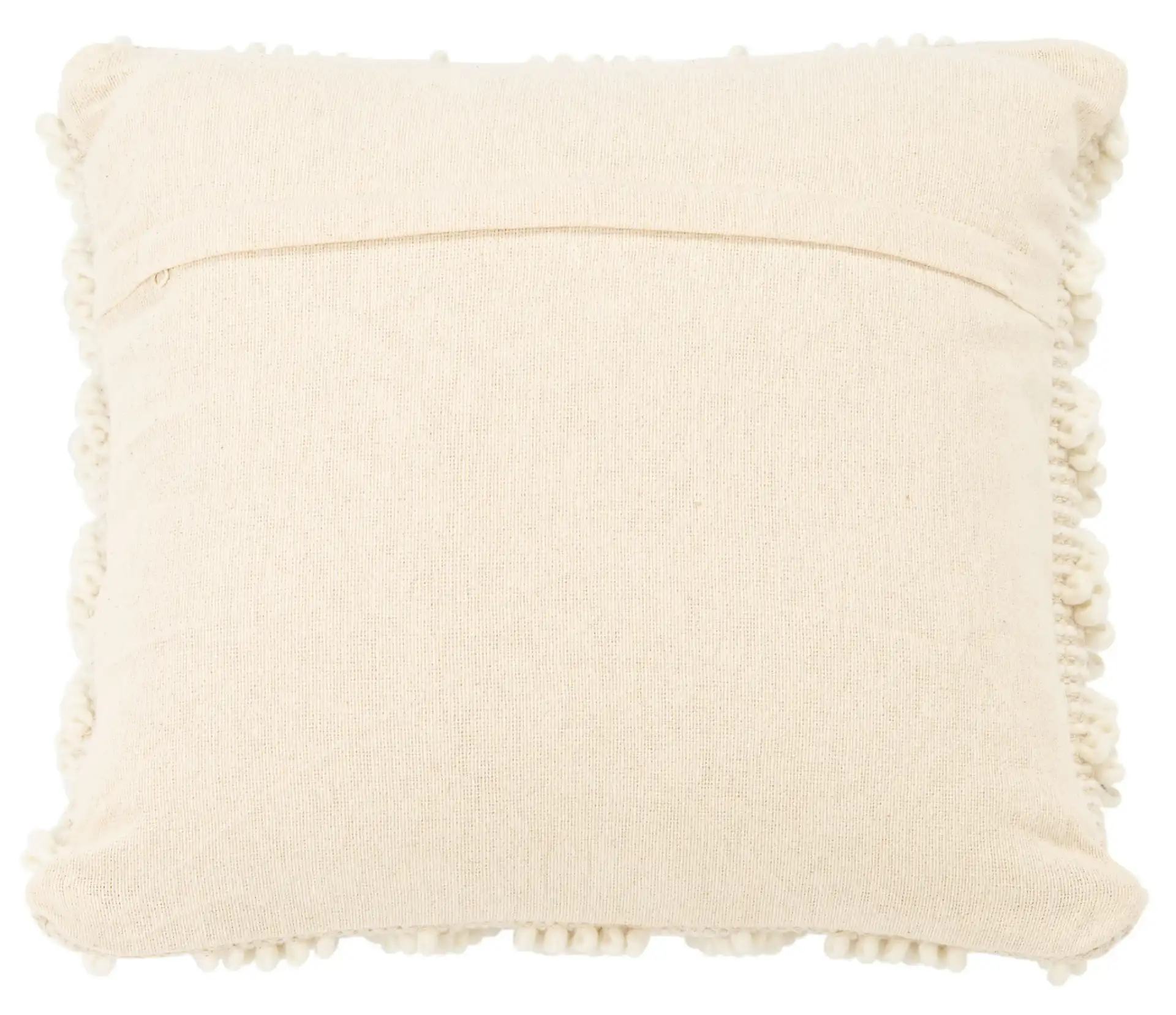 Camie Pillow in Light Gray, detail view