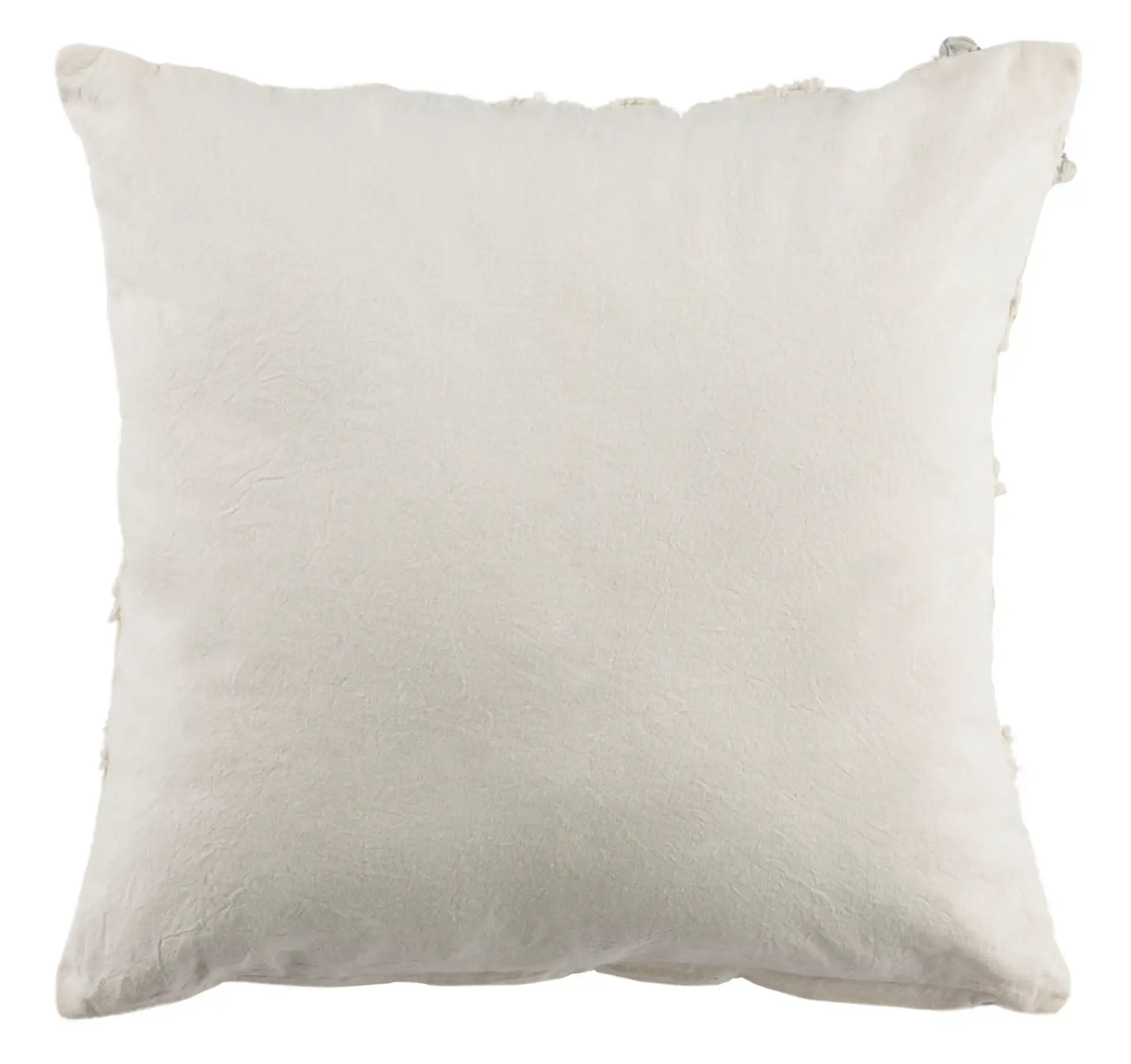 Daphne 20-Inch Pillow in White, detail view