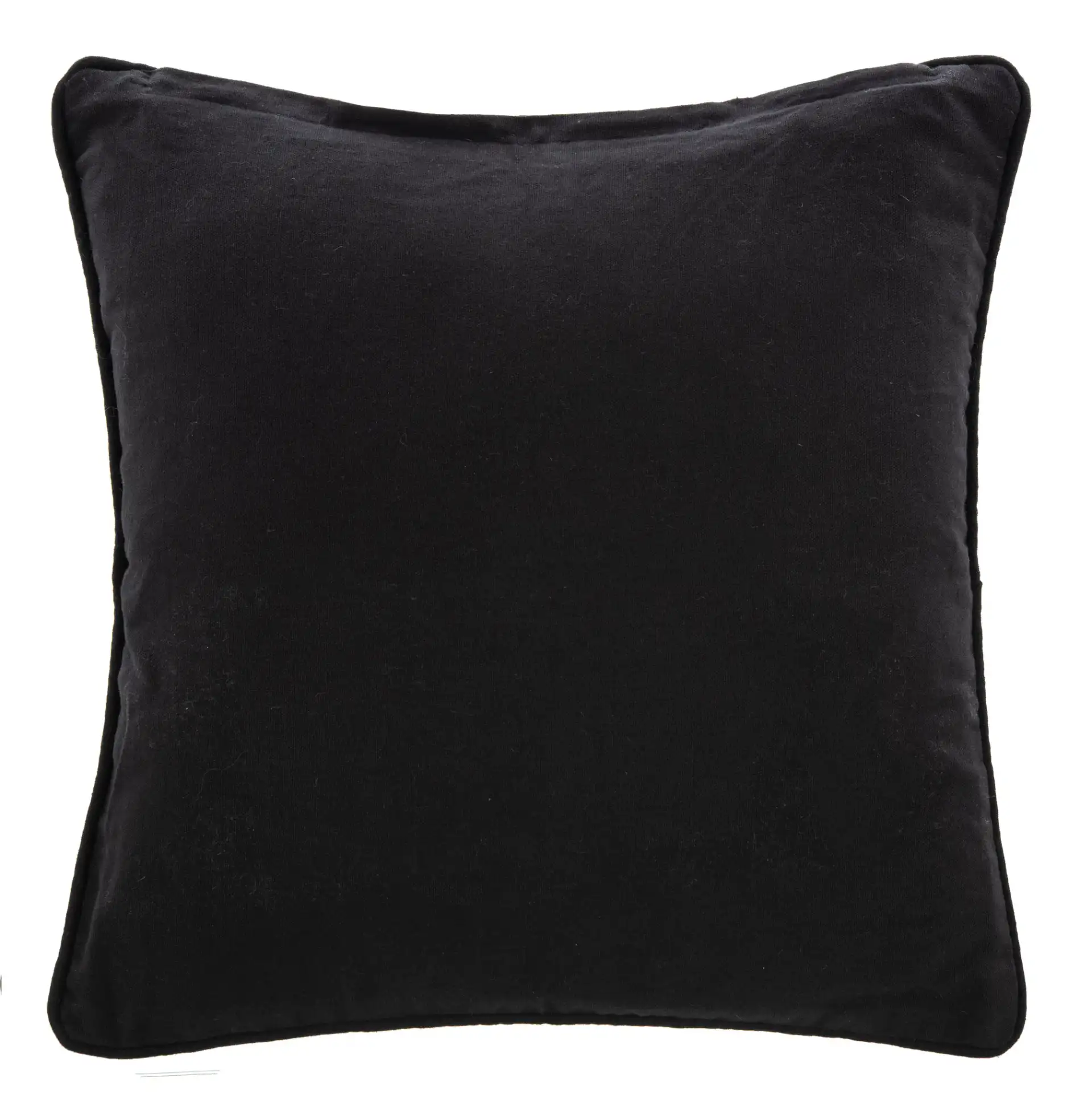 Midnight Pillow in Black / Ivory, detail view