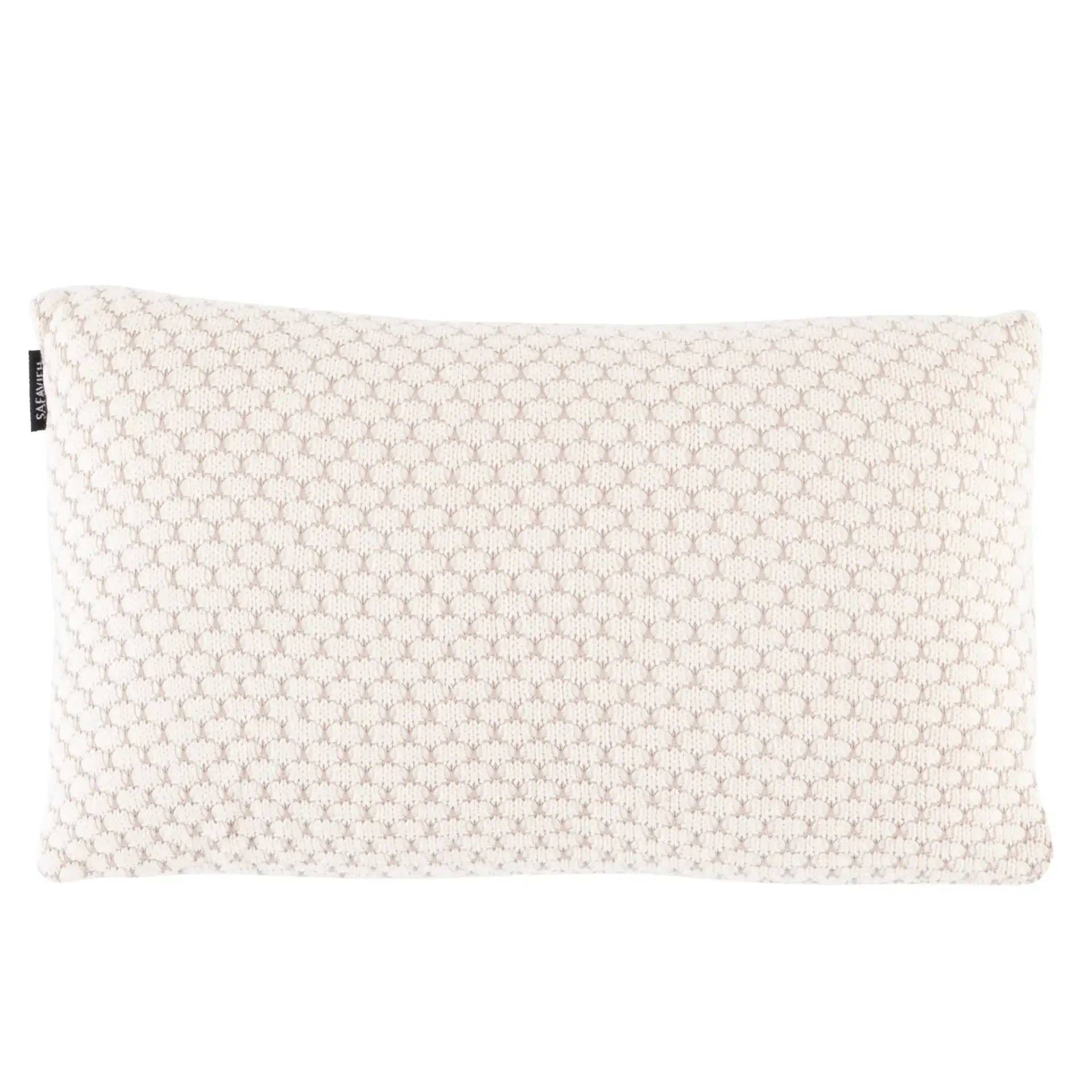 Sweet Knit Pillow in Natural / Stone, detail view