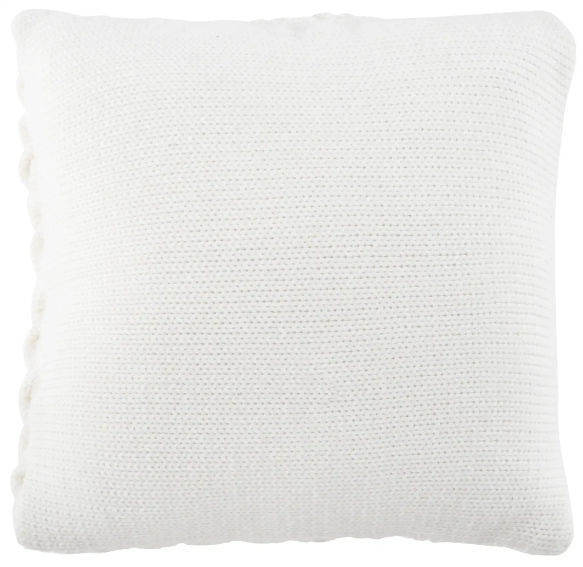 3D-Diamond Pillow in Ivory, detail view
