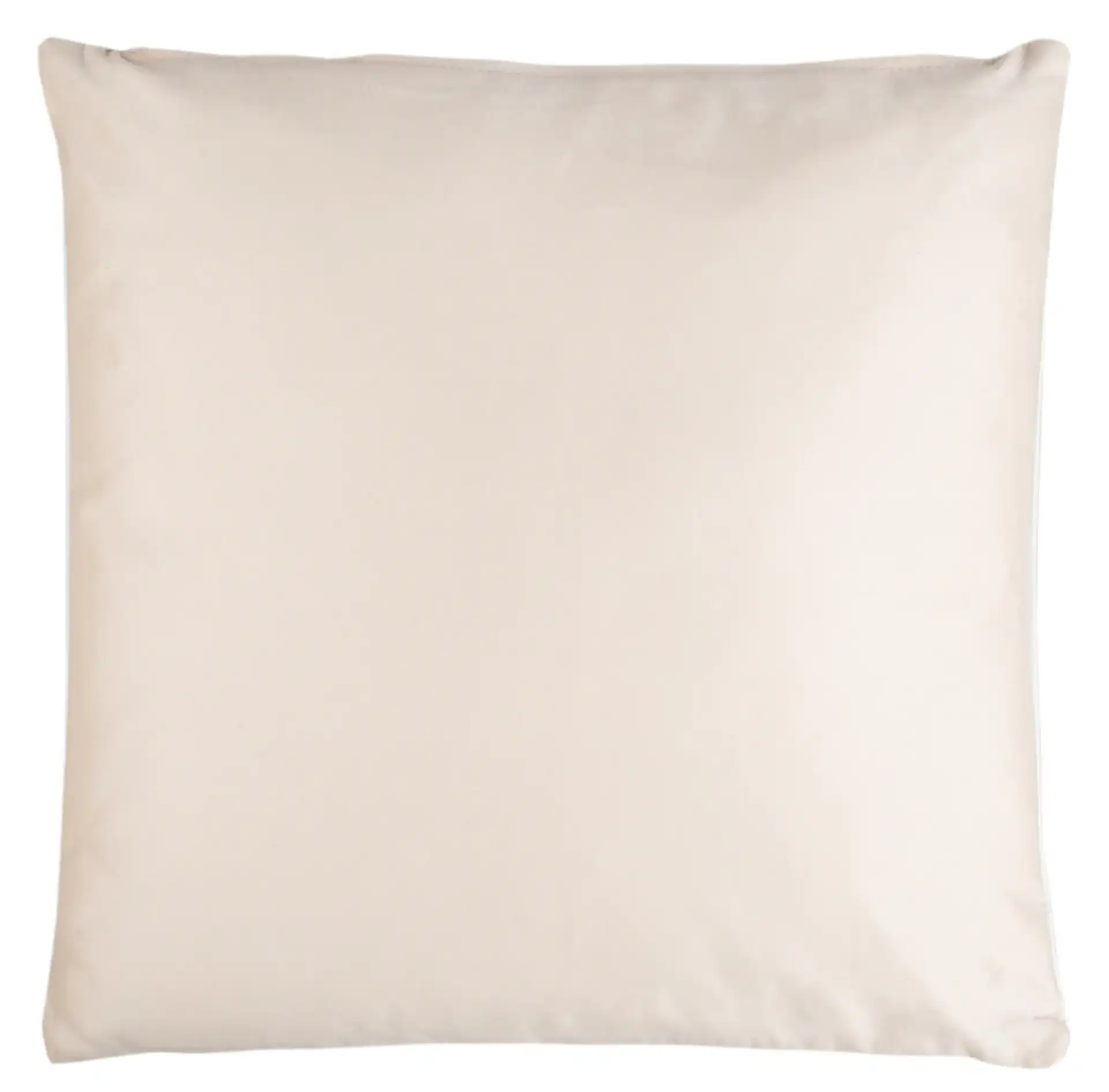 Tinsley Cowhide Pillow in White / Silver, detail view