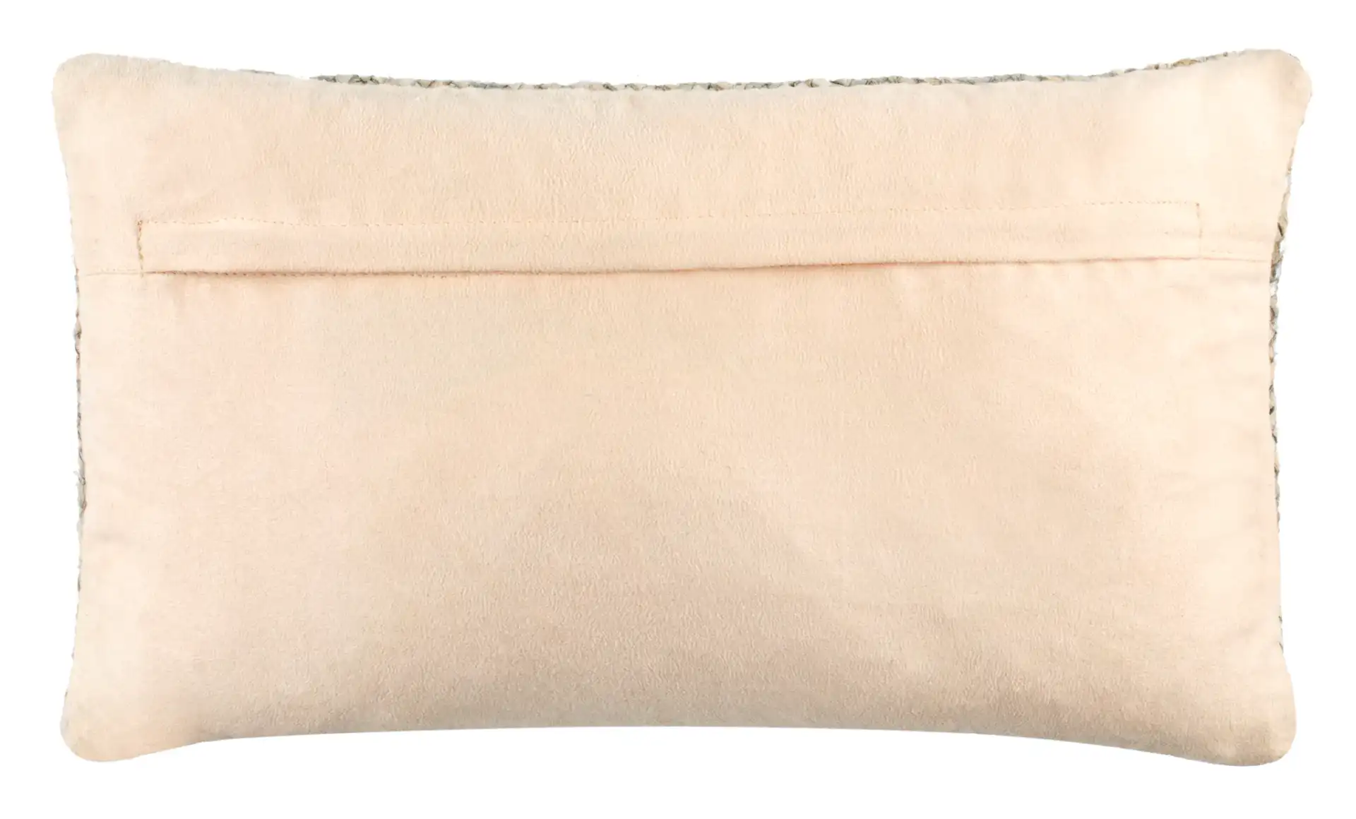 Shelby Cowhide Pillow in White, detail view
