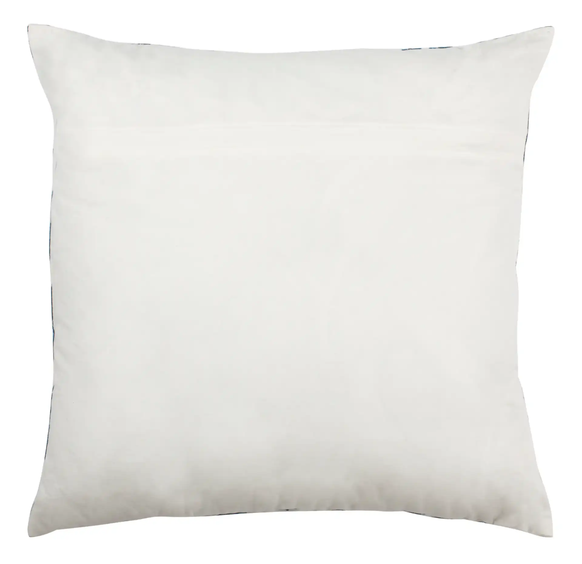 Chauncy Pillow in Navy Blue / White, detail view