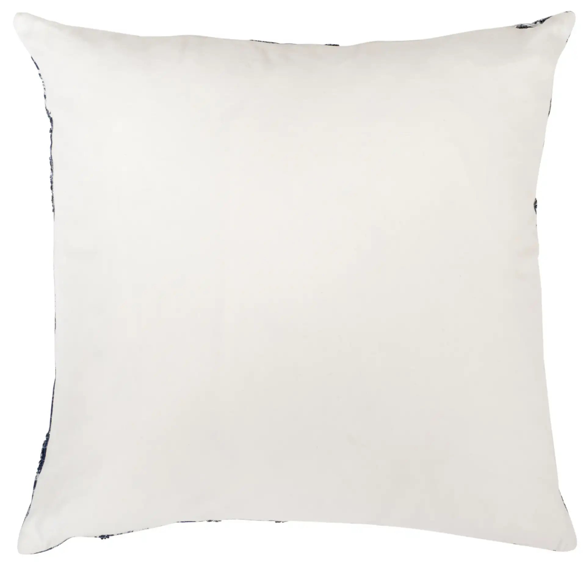 Delra Pillow in Navy Blue / White, detail view