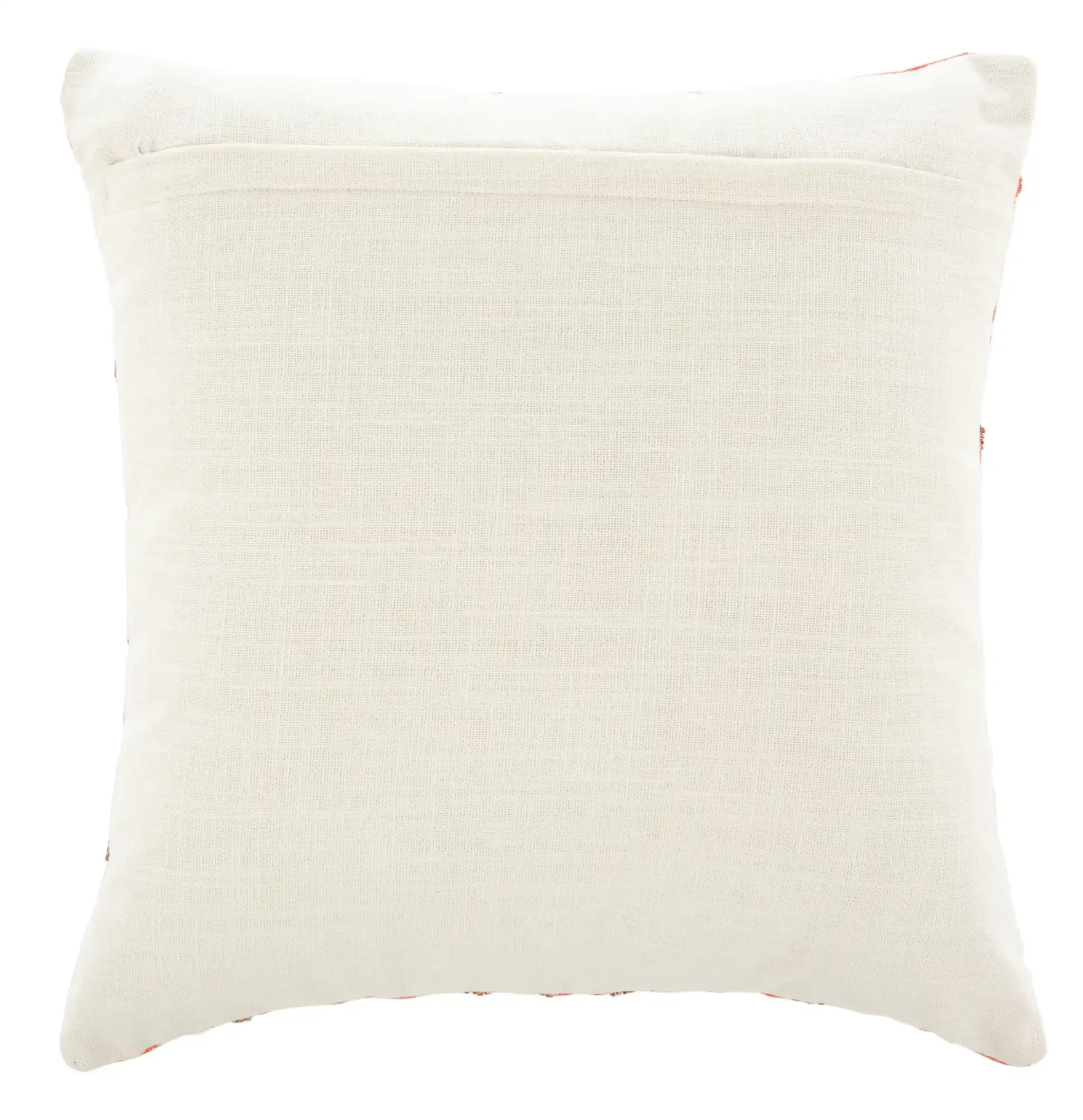 Falla Pillow in Orange / White, detail view