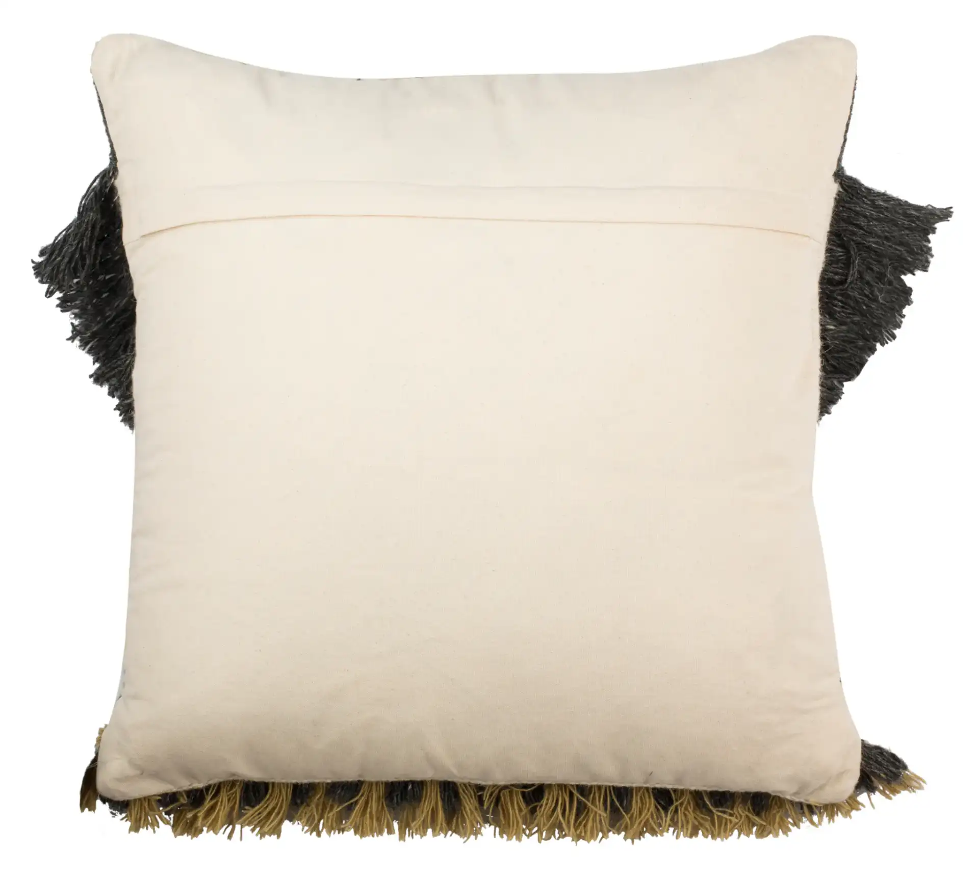 Elettra Pillow in Charcoal / Gold, detail view