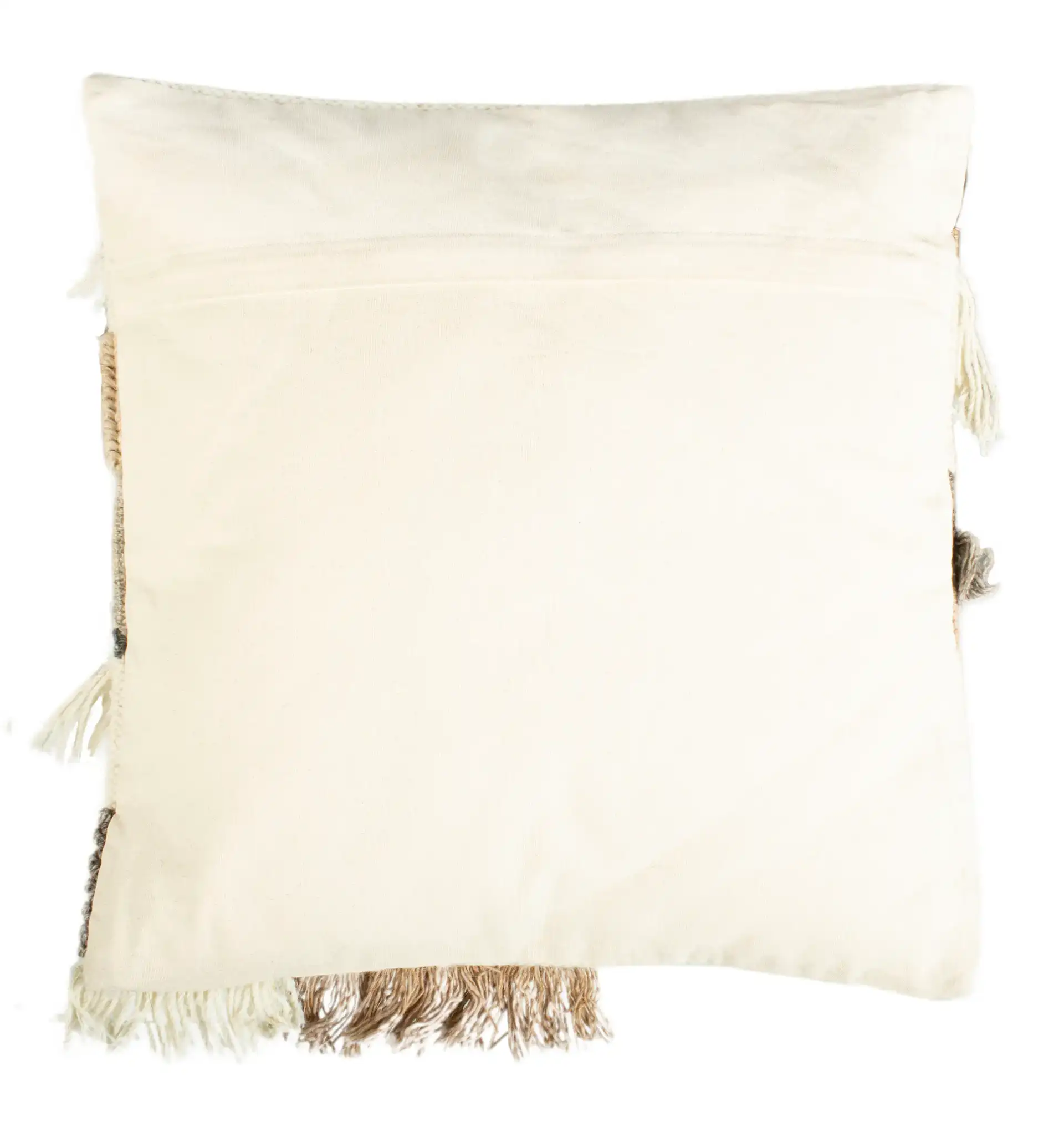 Honor 20-Inch Pillow in Gray / Ivory, detail view