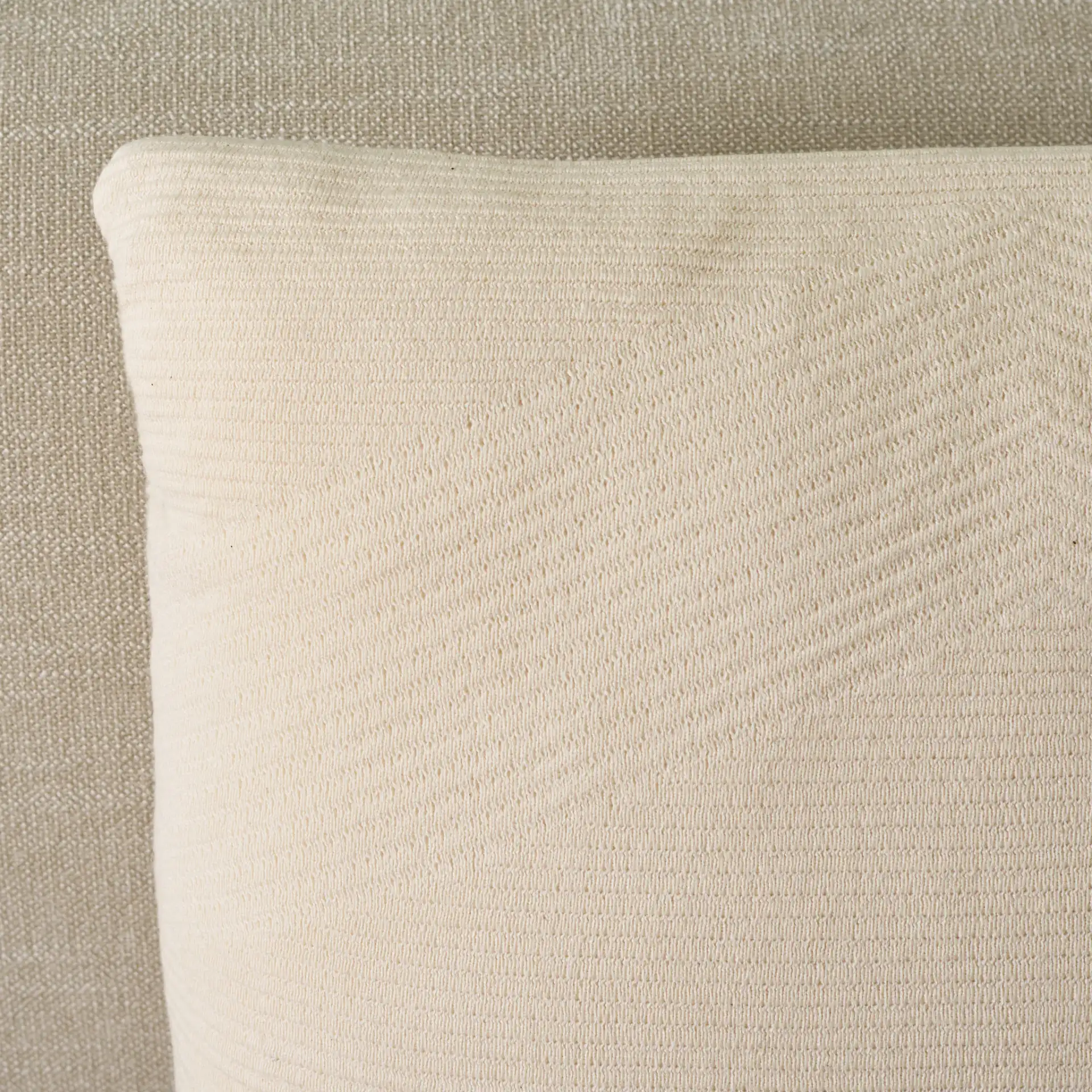 Layla Pillow in Natural in a styled room