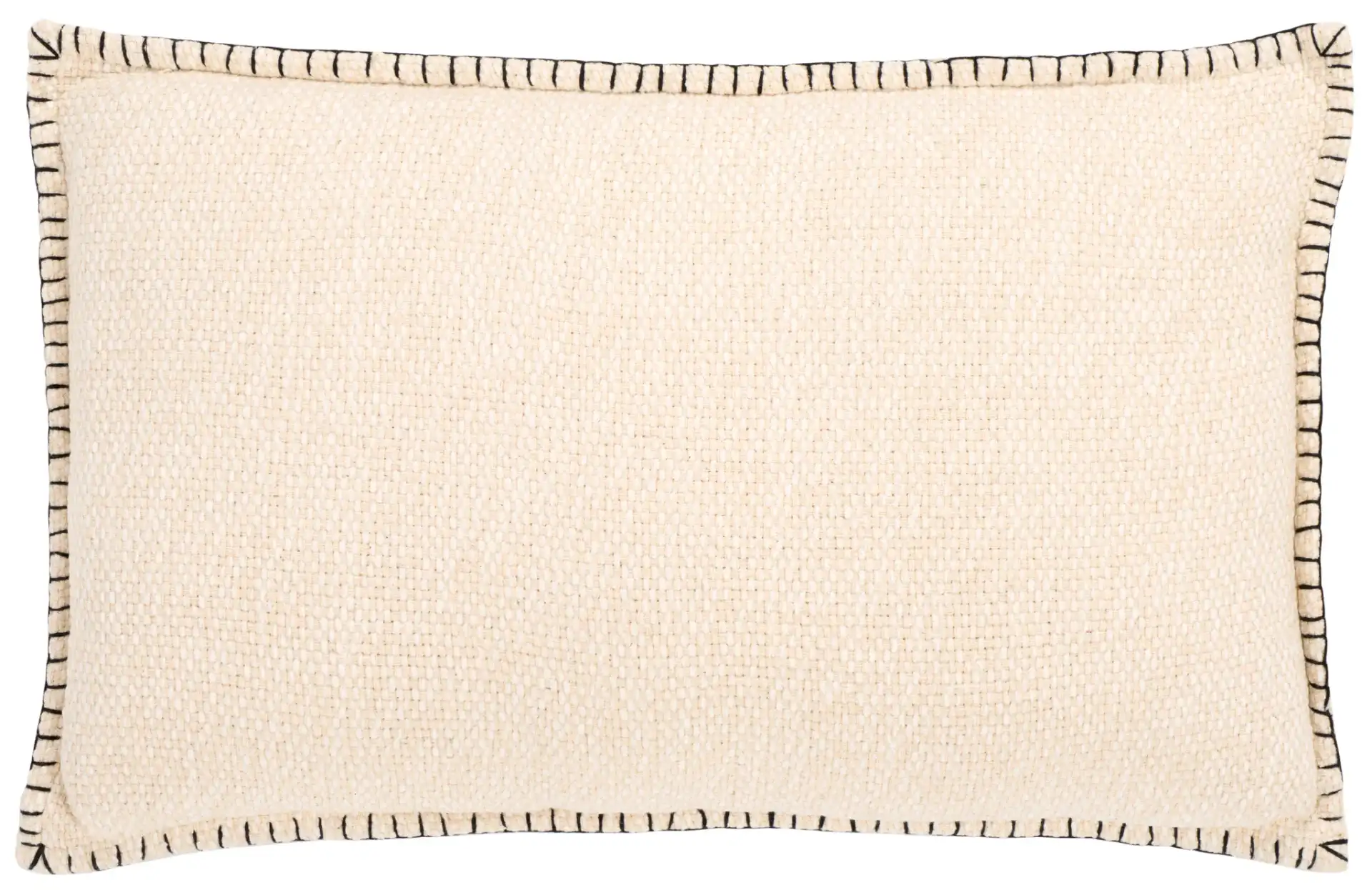 Rhea Pillow in Cream / Black