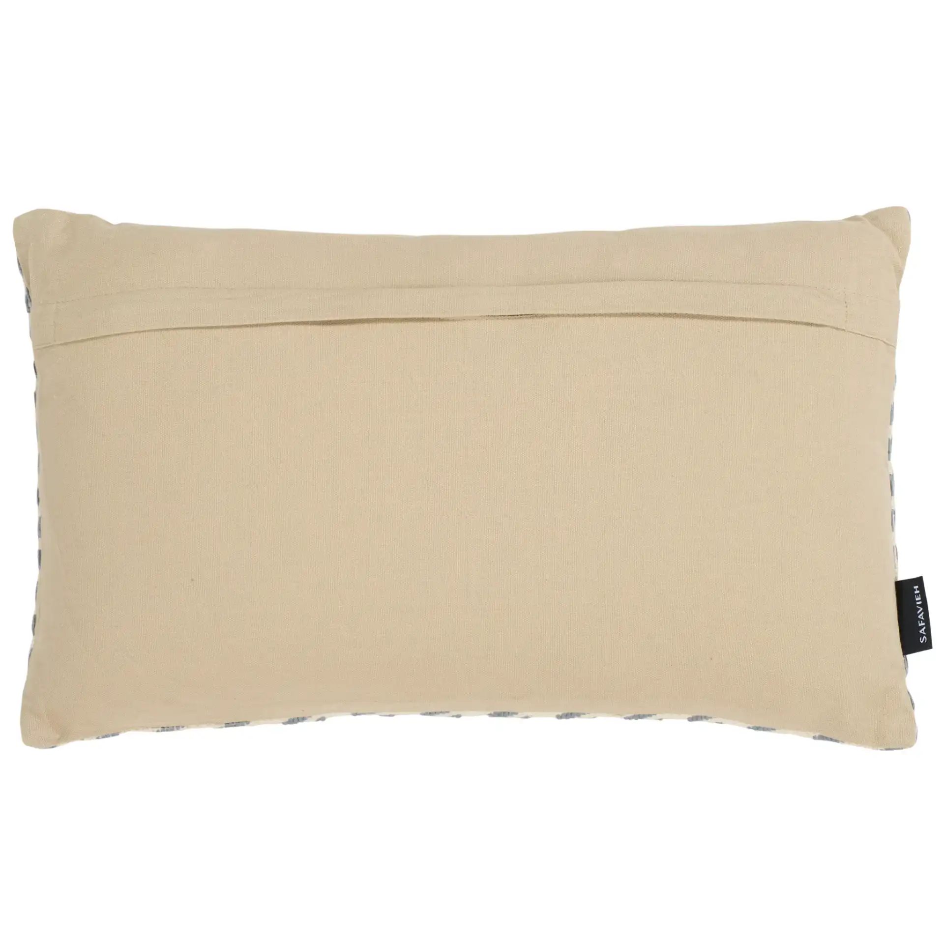 Suki Pillow in Natural / Gray, detail view