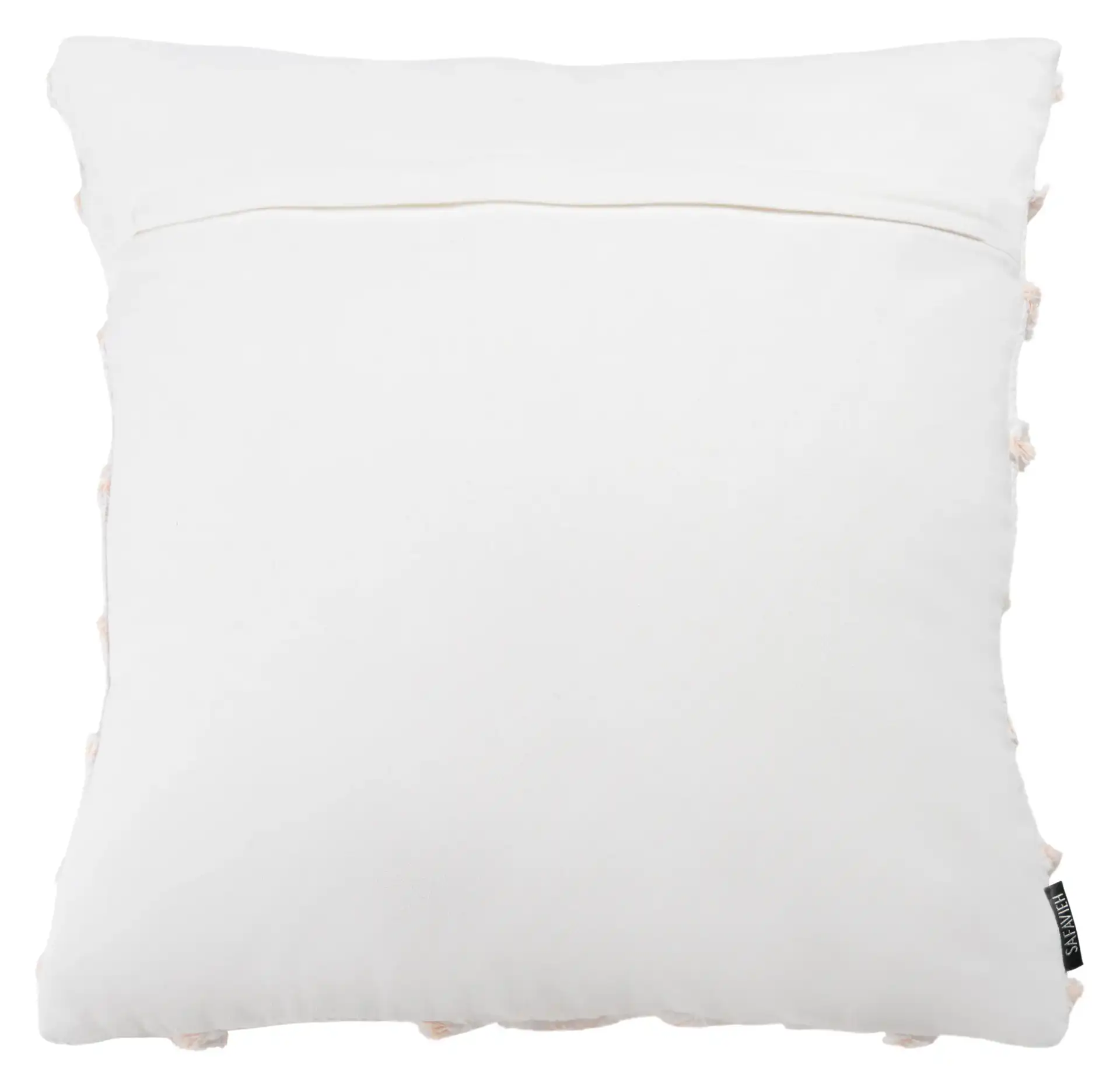 Lonis Pillow in White / Pink, detail view