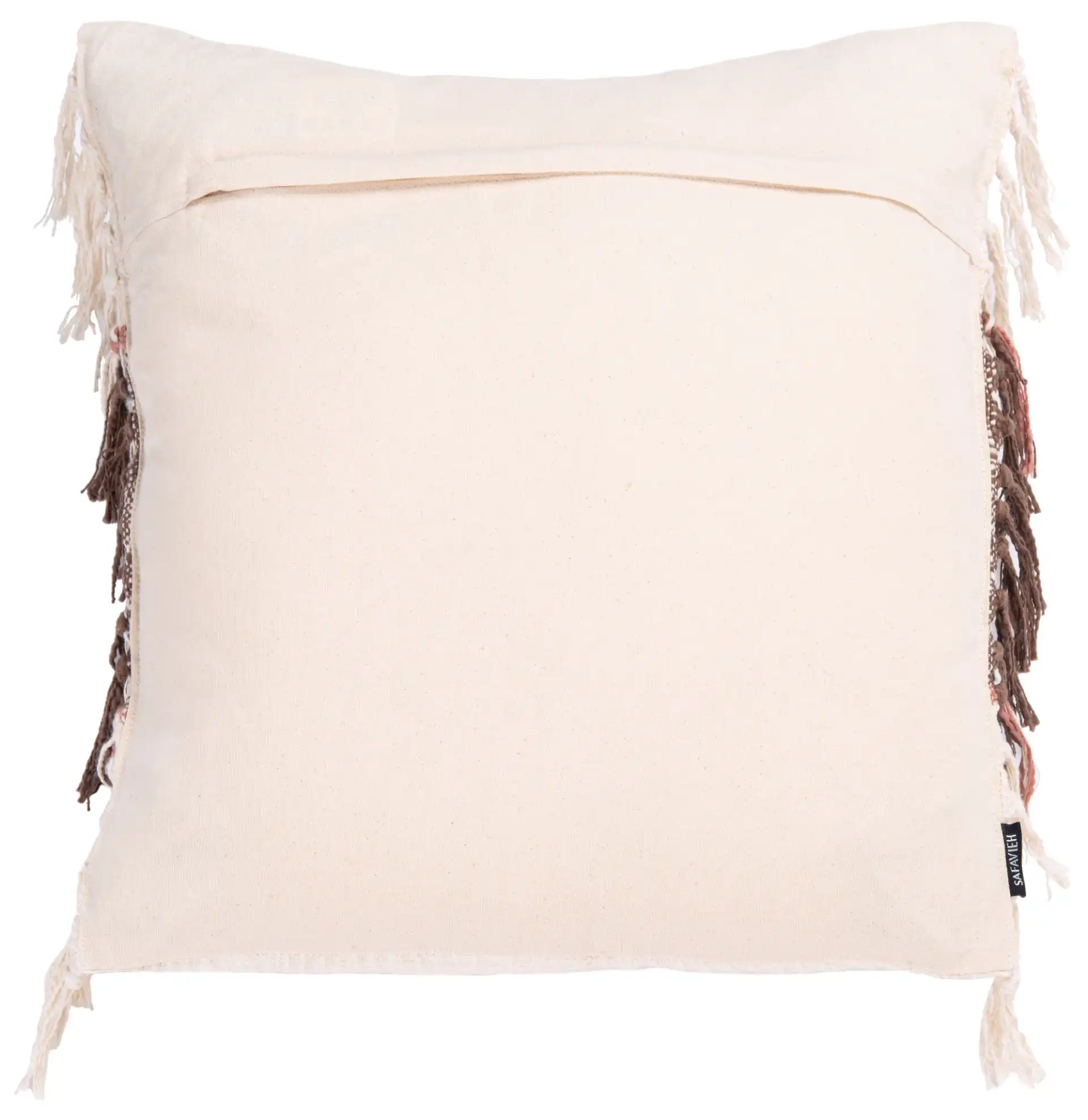 Lencia Pillow in Beige / Gray, detail view