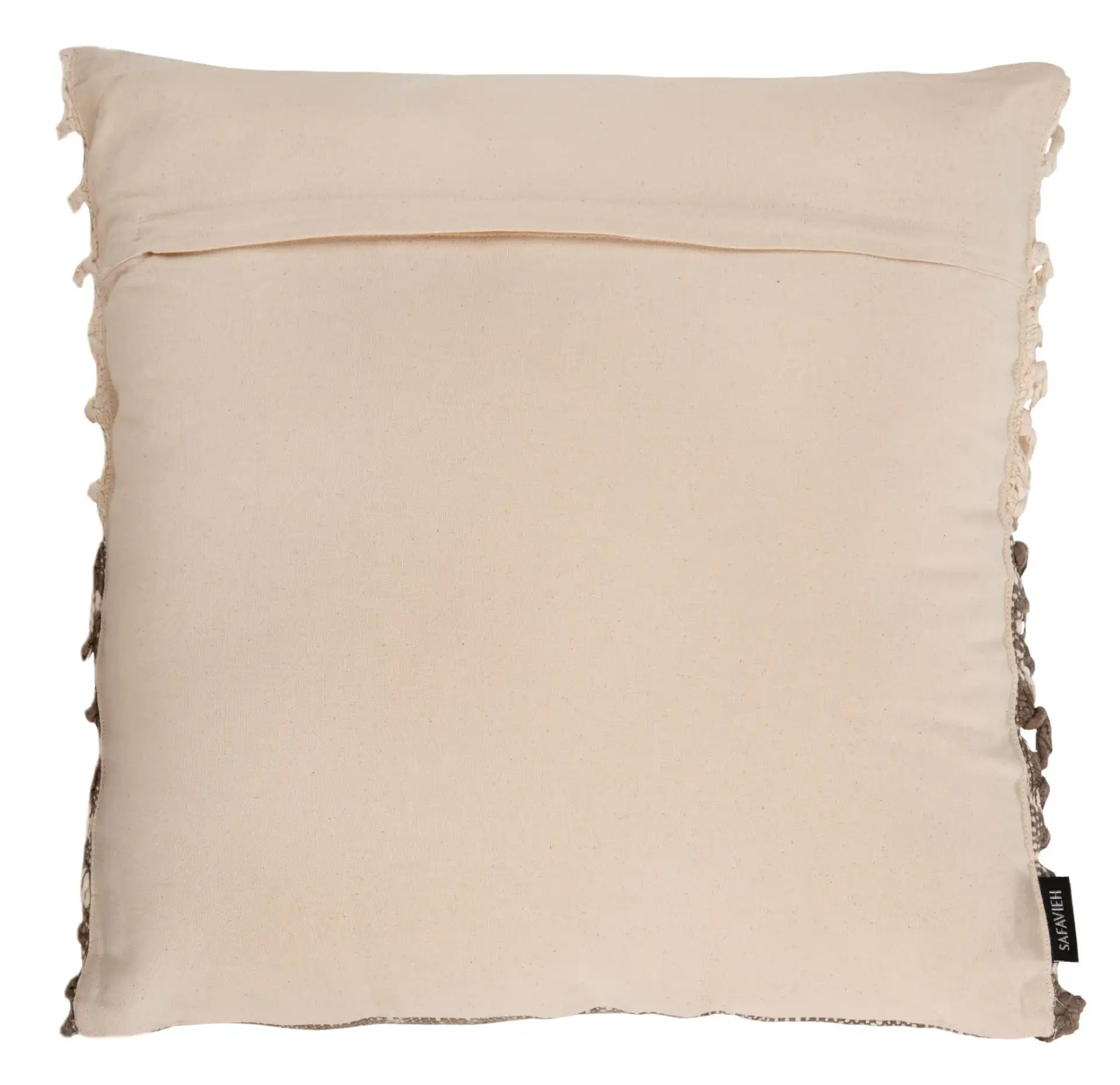Roren Pillow in Beige / Gray, detail view
