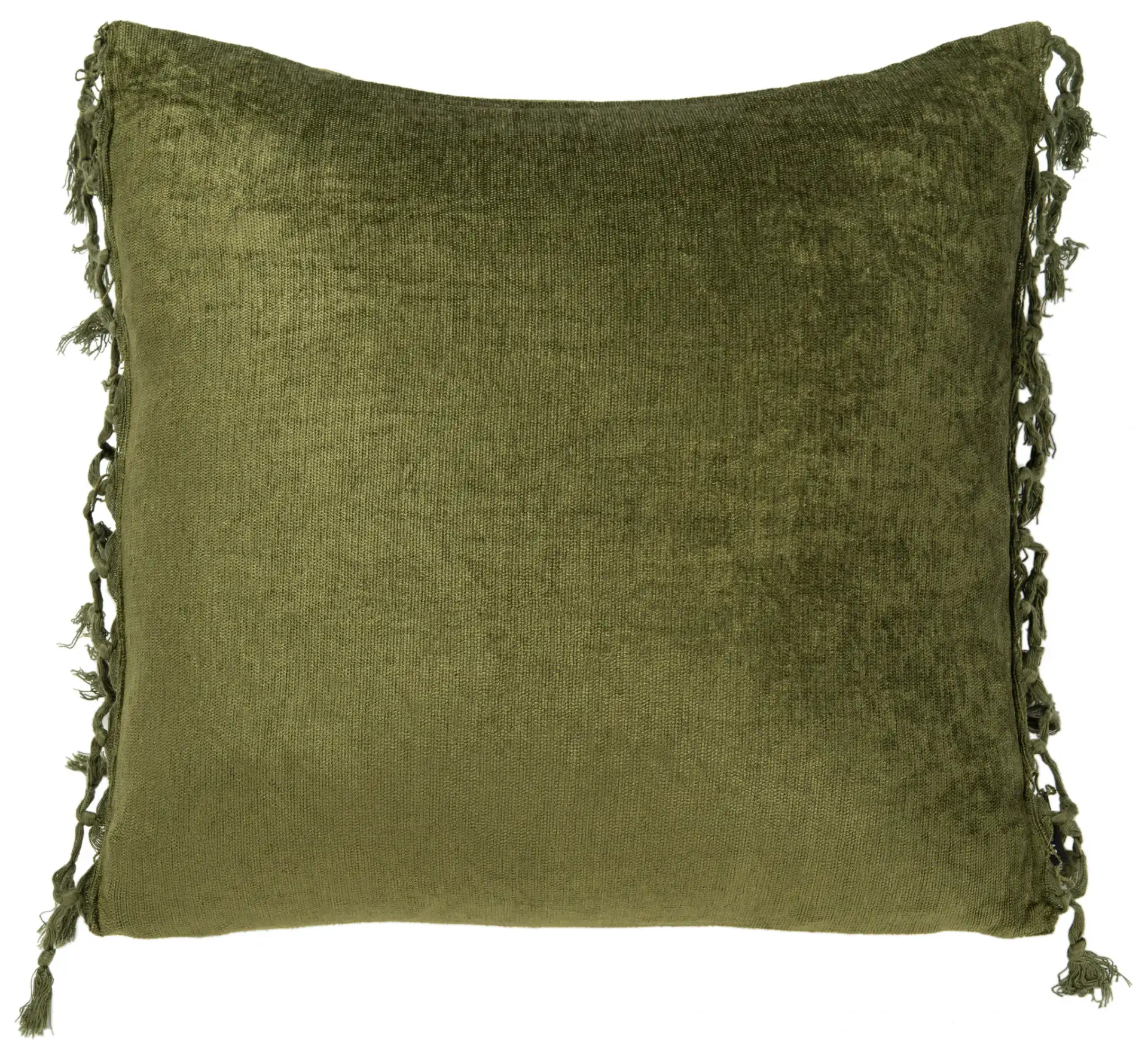 Dandria Pillow in Dark Green, detail view
